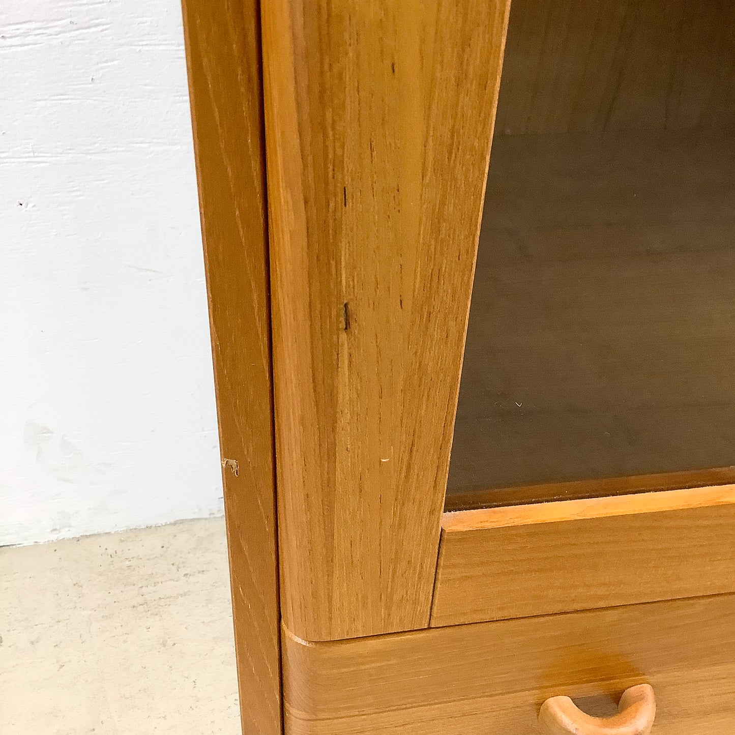 Scandinavian Modern Teak Display Case or Bookcase Cabinet by Domino Mobler