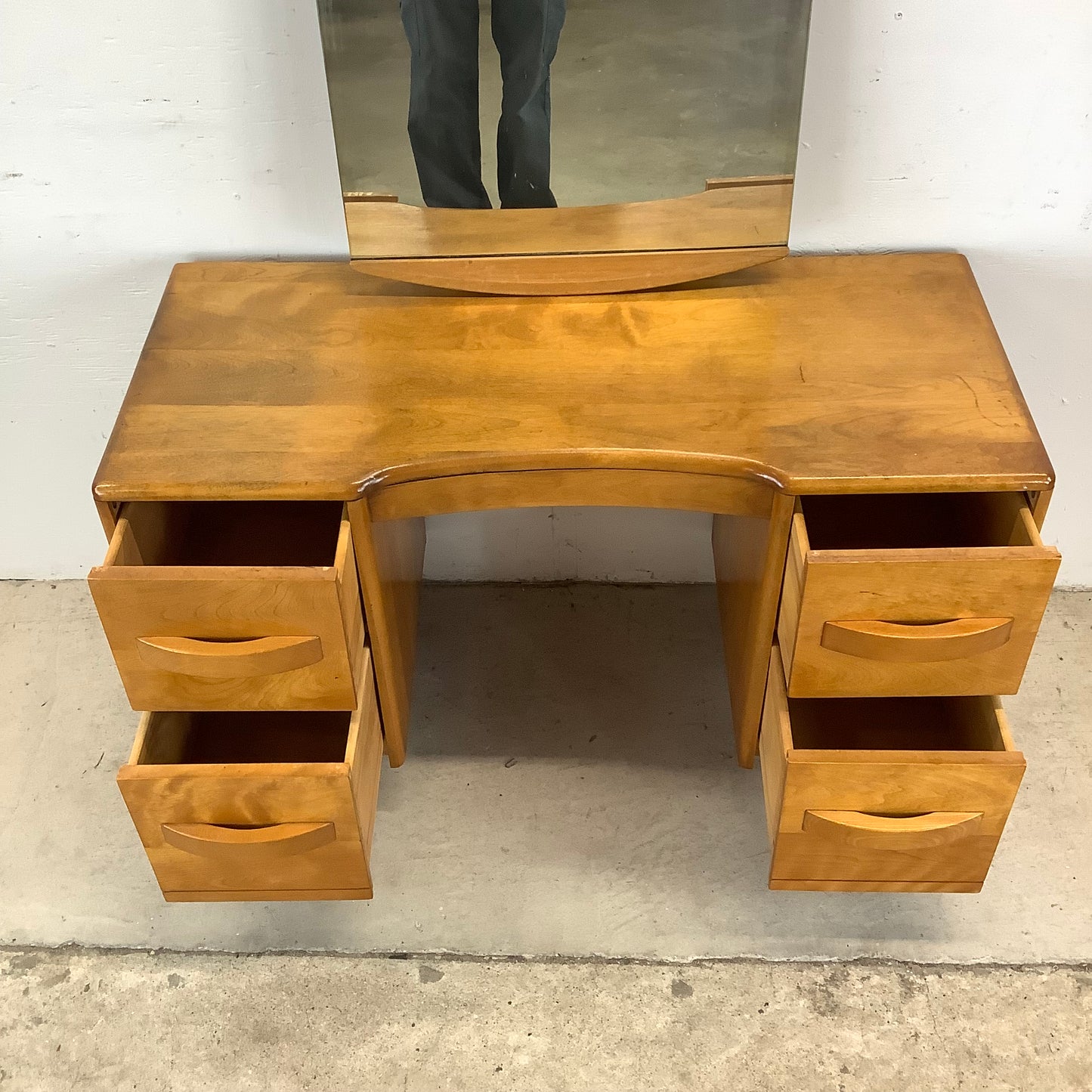 Heywood-Wakefield Vanity with Mirror