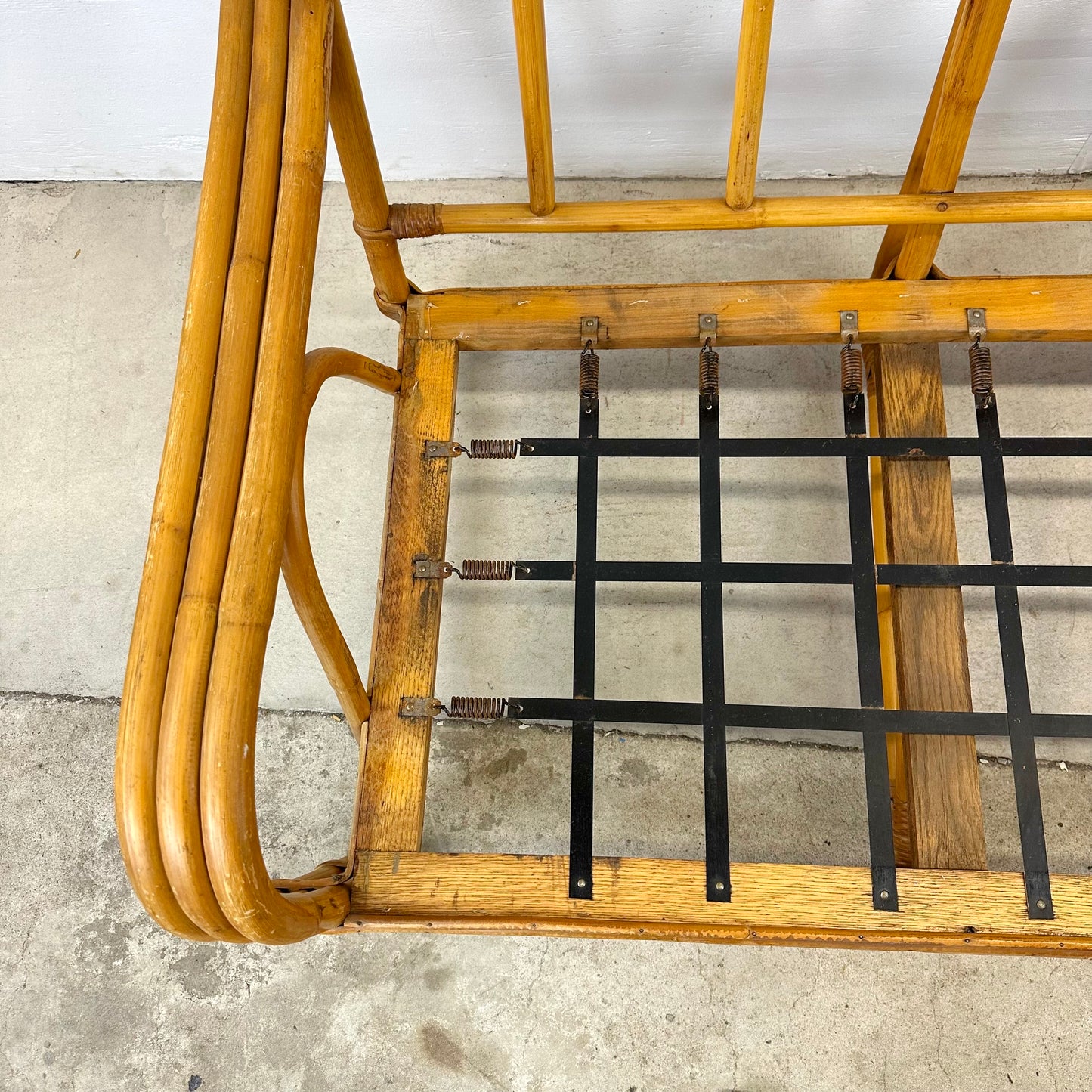 Vintage Bamboo Sofa Frame