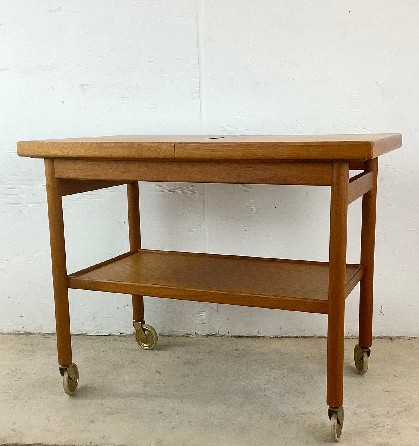 Mid-Century Teak Bar Cart by Kurt Østervig