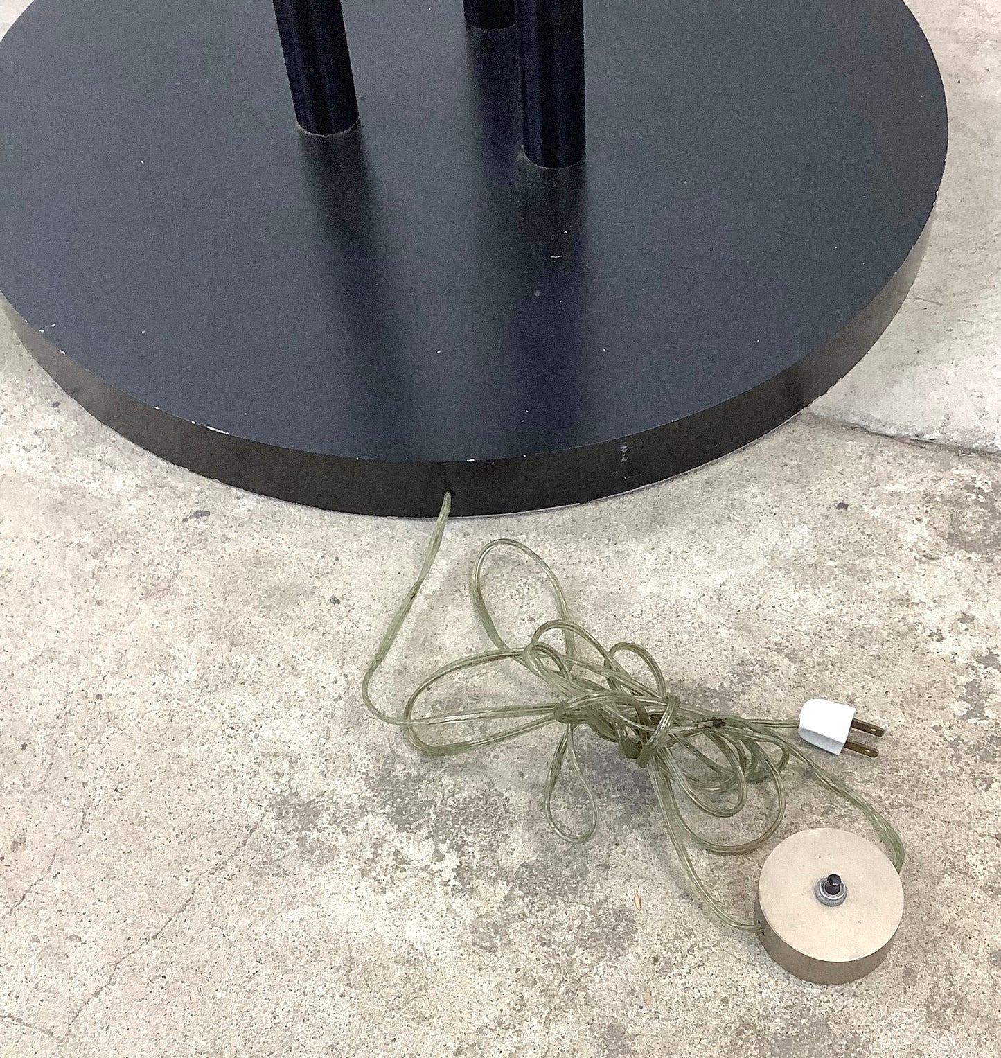 Large Modernist Torchiere Floor Lamp after Karl Springer