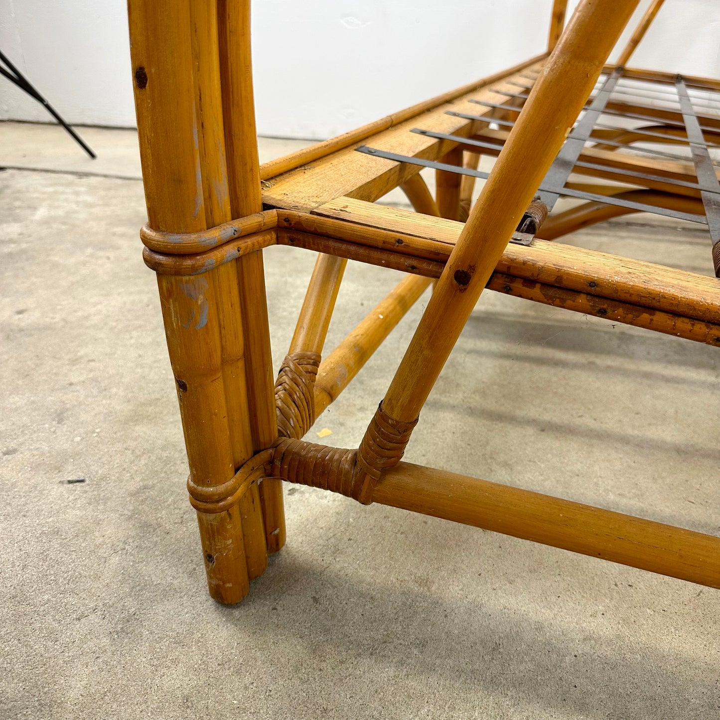 Vintage Bamboo Sofa Frame