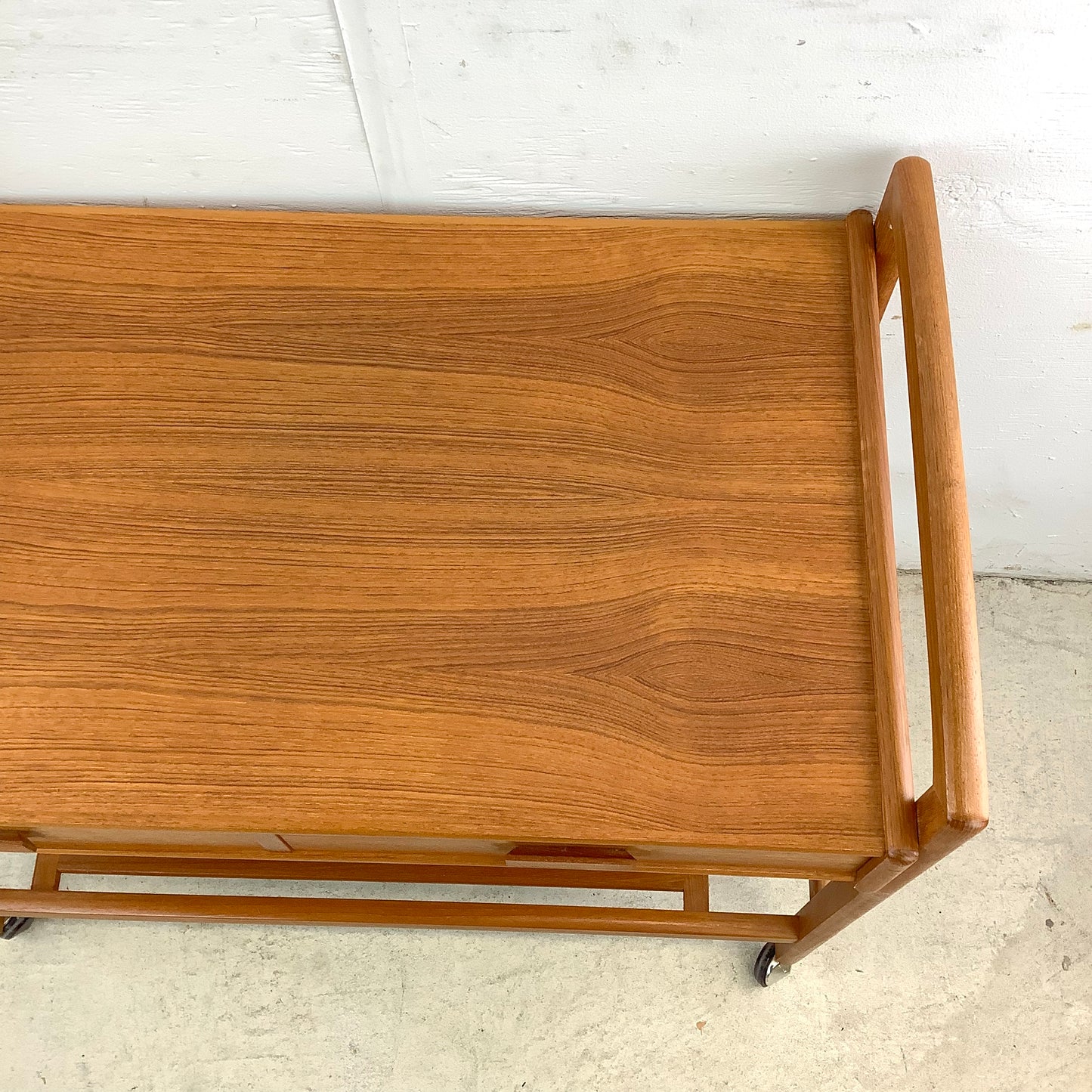 Scandinavian Modern Teak Bar Cart