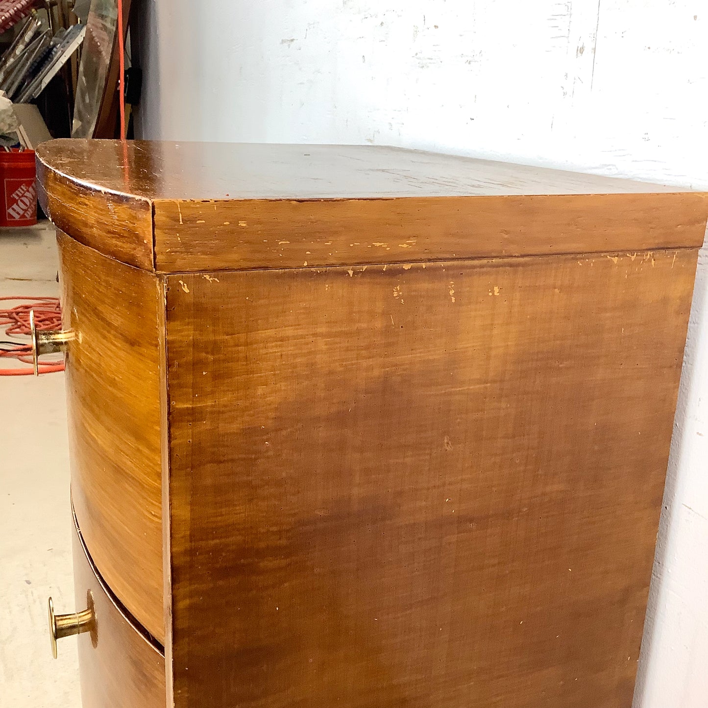 Vintage Two Drawer Deco Nightstandd