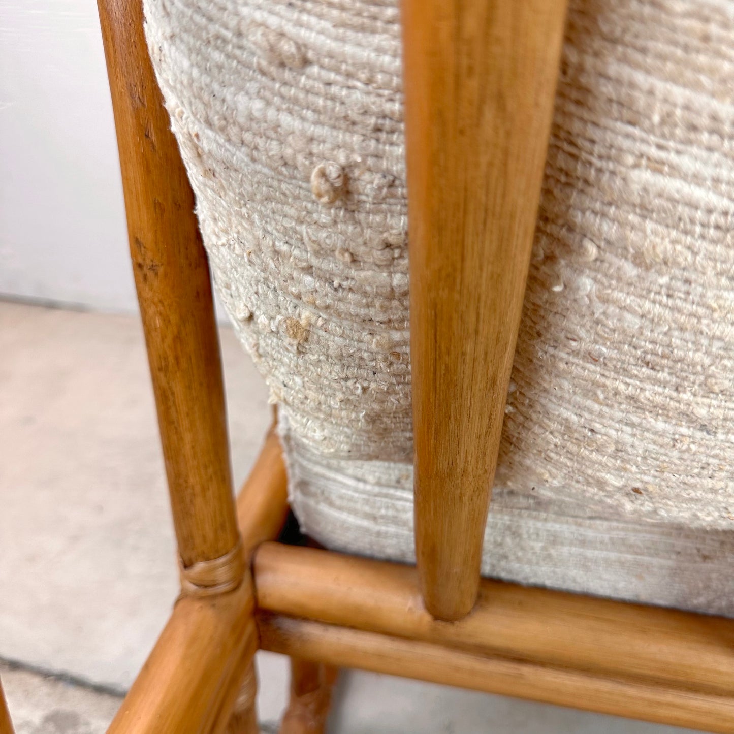 Vintage Coastal Rattan Armchair by Ficks Reed