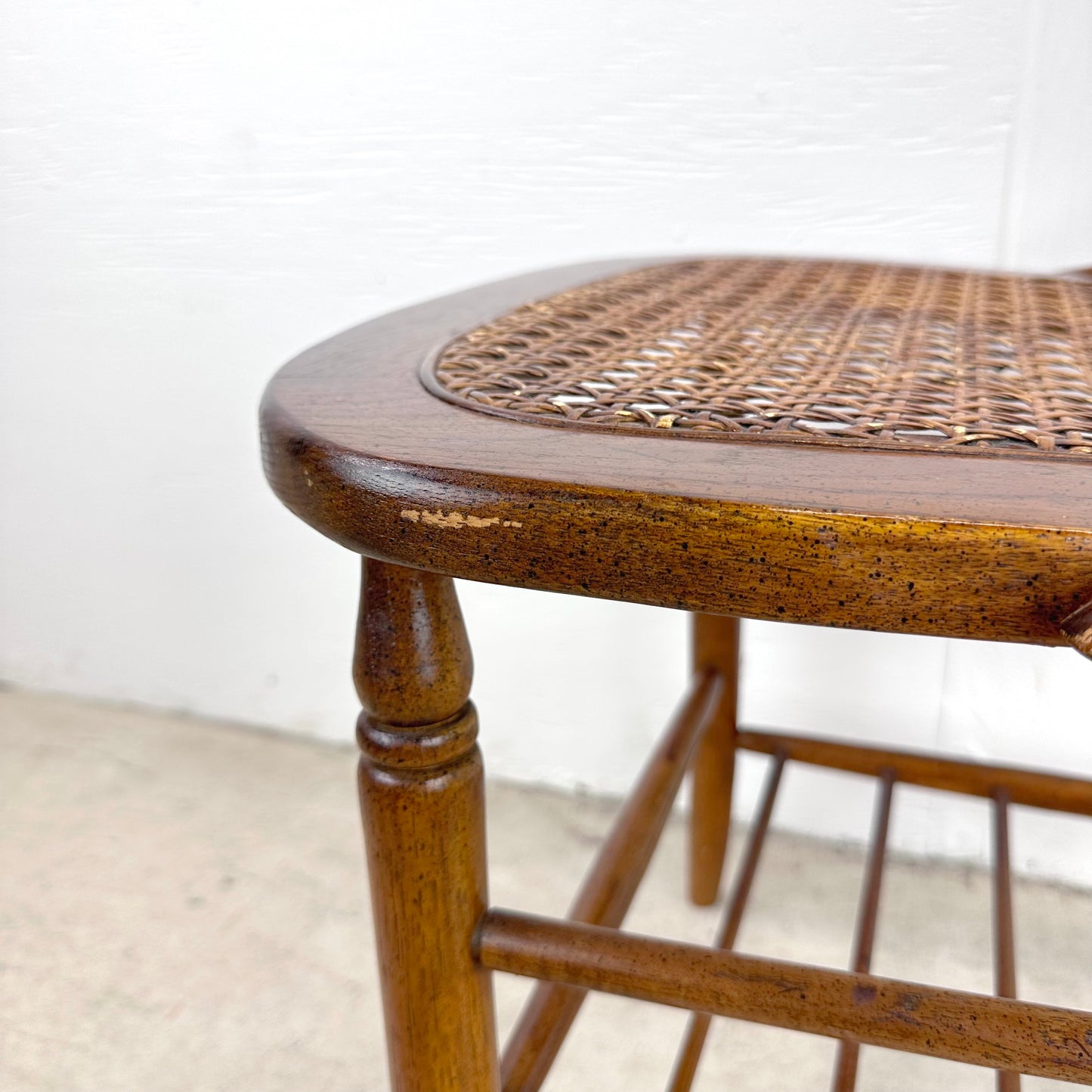 Vintage Cane Seat Dining Chair