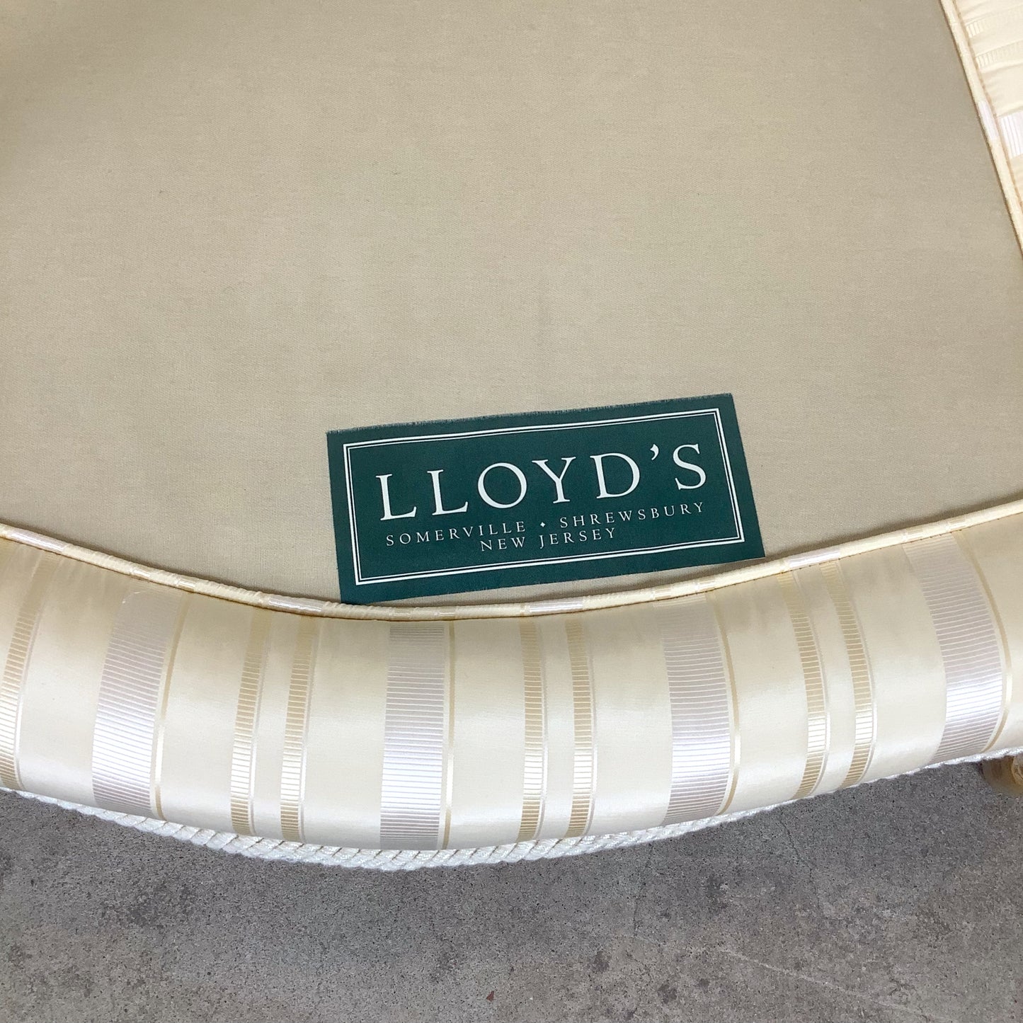 Vintage Pair of Louis XV–Style Bergère Chairs with Curved Frames