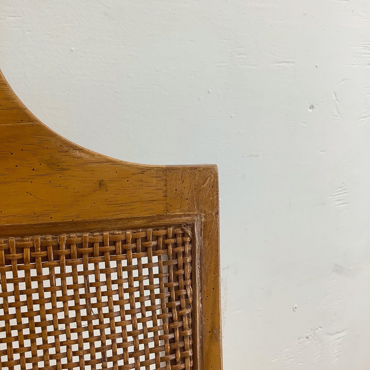 Vintage Cane Back Dining Chairs- 4