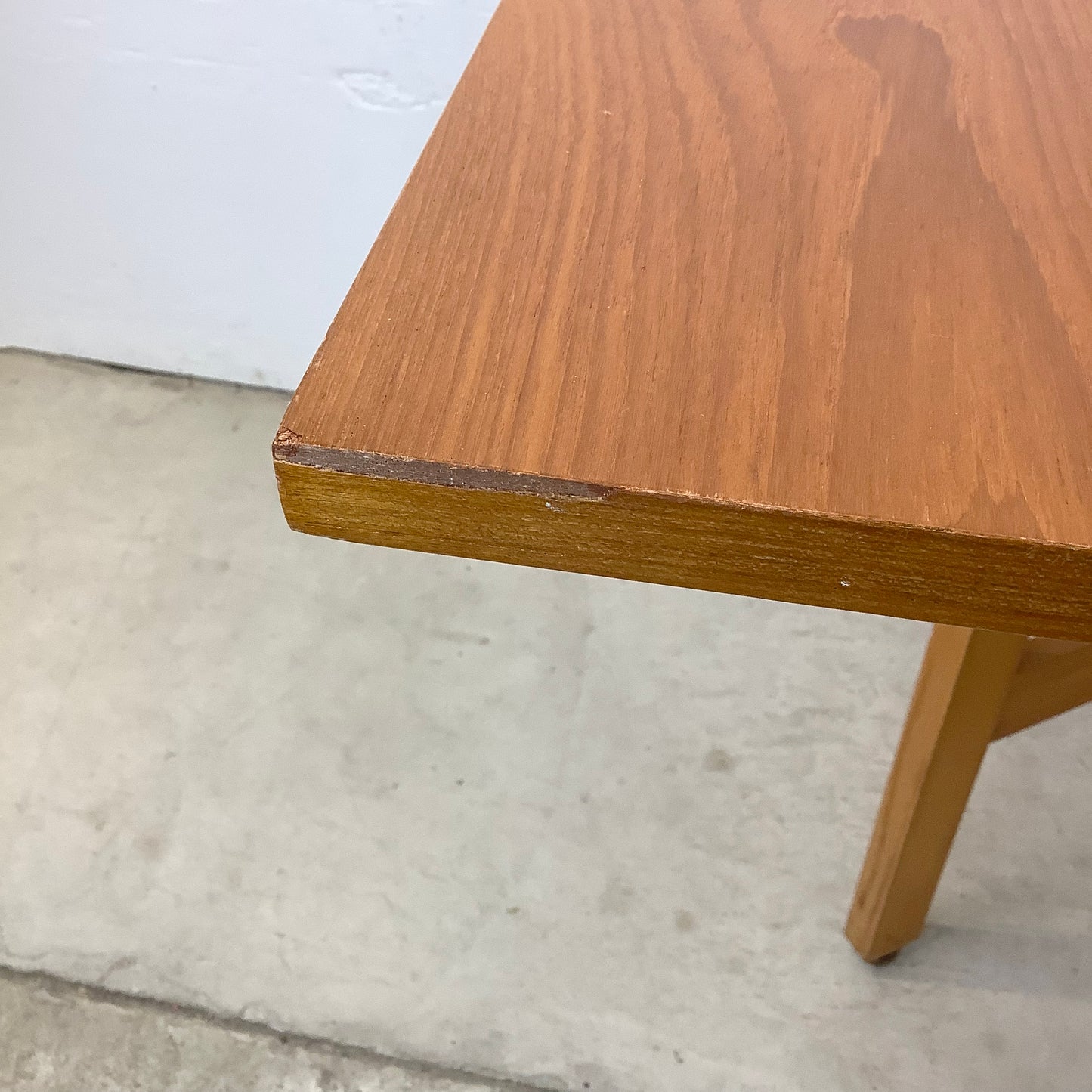 Petite Danish Modern Drop Leaf Teak Dining Table