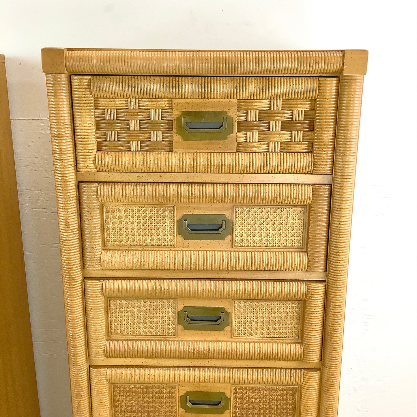 Pair Vintage Coastal Lingerie Chests by Dixie