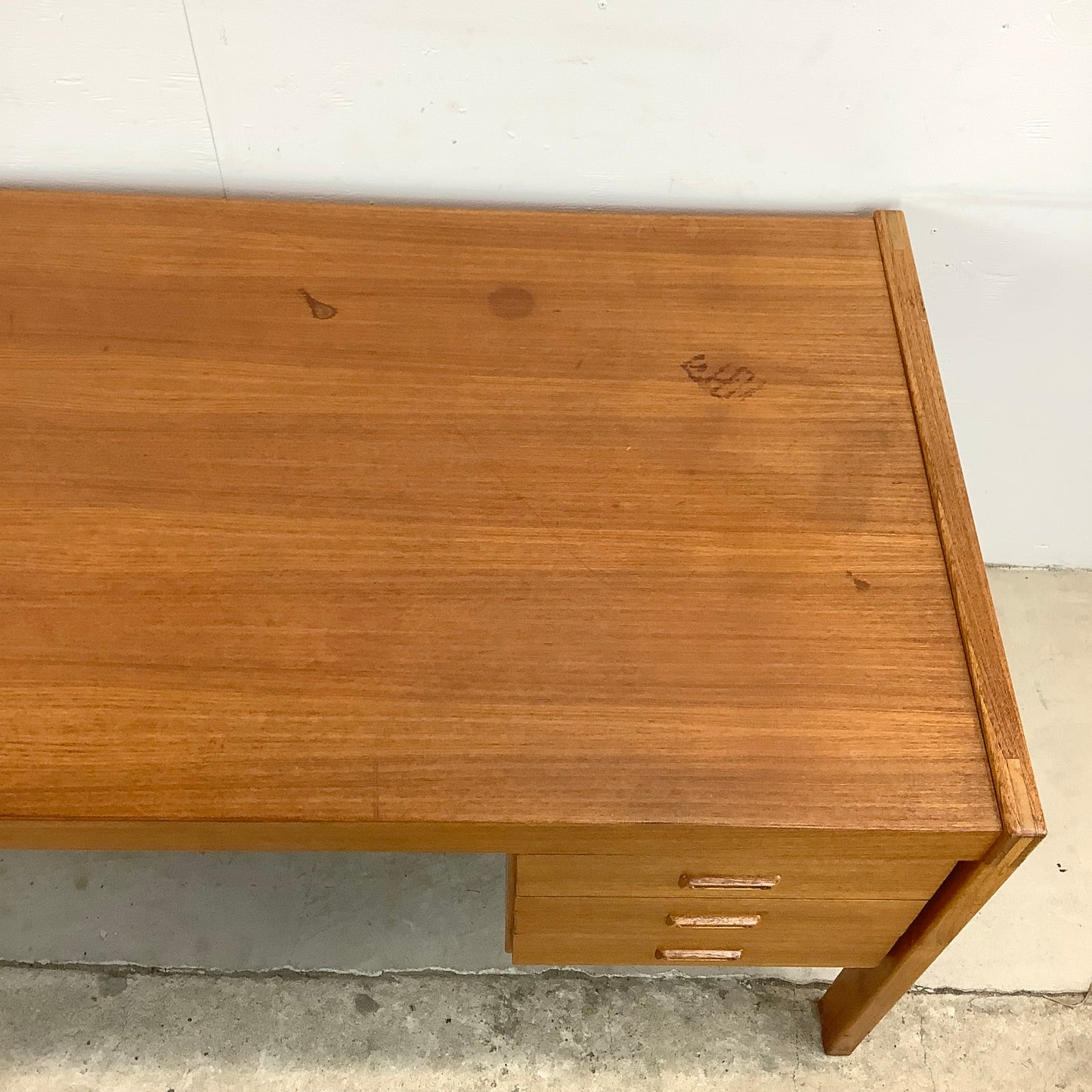 Scandinavian Modern Teak Office Desk