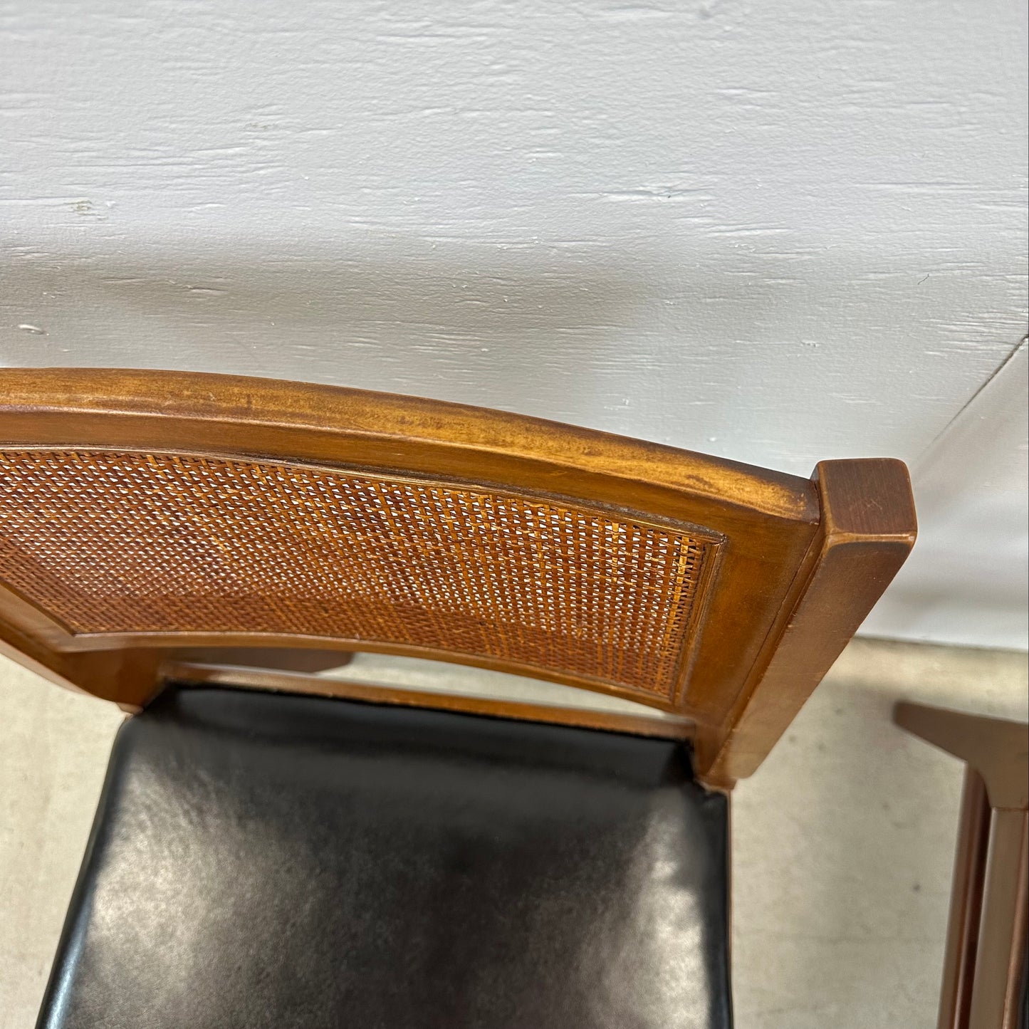 Mid-Century Cane Back Dining Chairs after Jens Risom