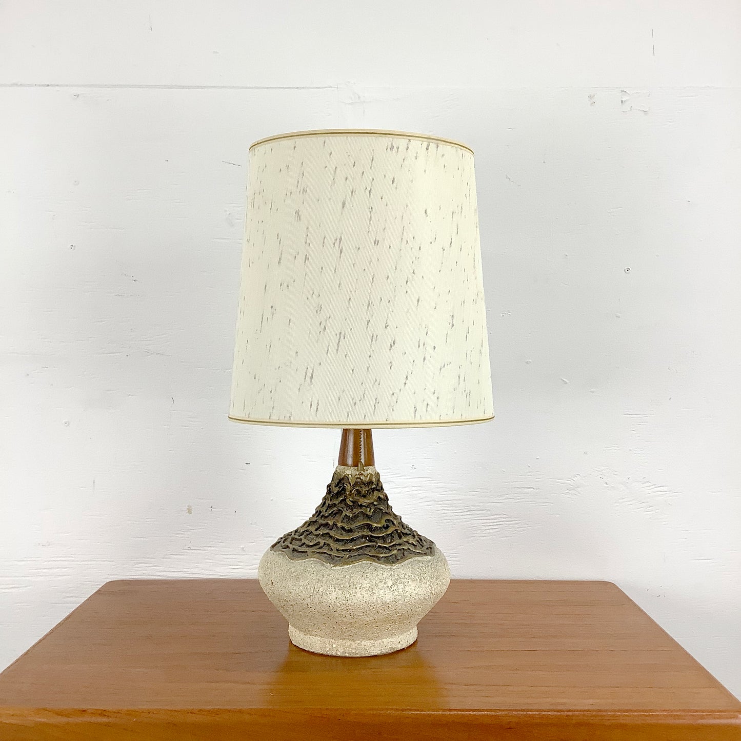 Danish Modern Studio Pottery Lamp – Sculptural Mid-Century Accent