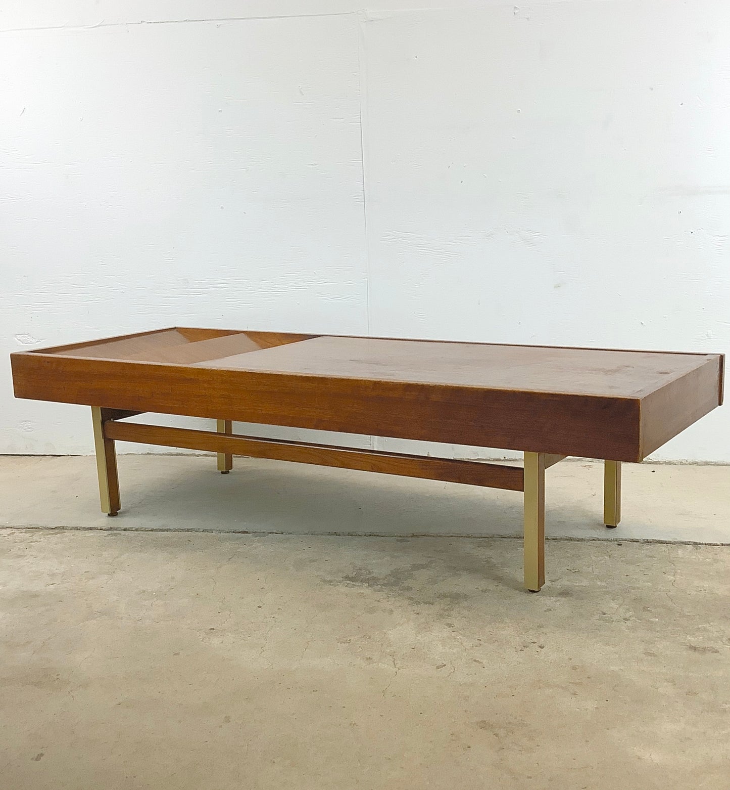Mid-Century Coffee Table With Drawer- American of Martinsville by Merton Gershun