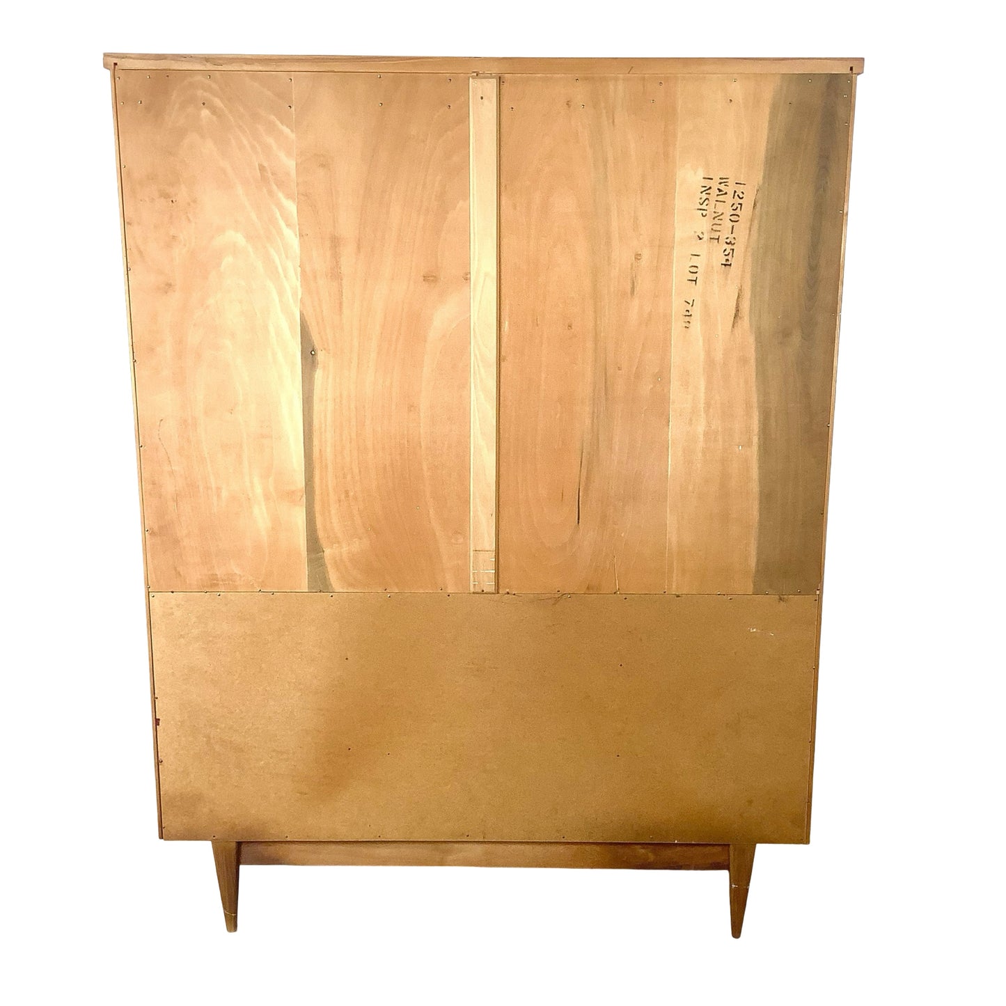 Vintage Mid-Century Modern Walnut Display Hutch, China Cabinet