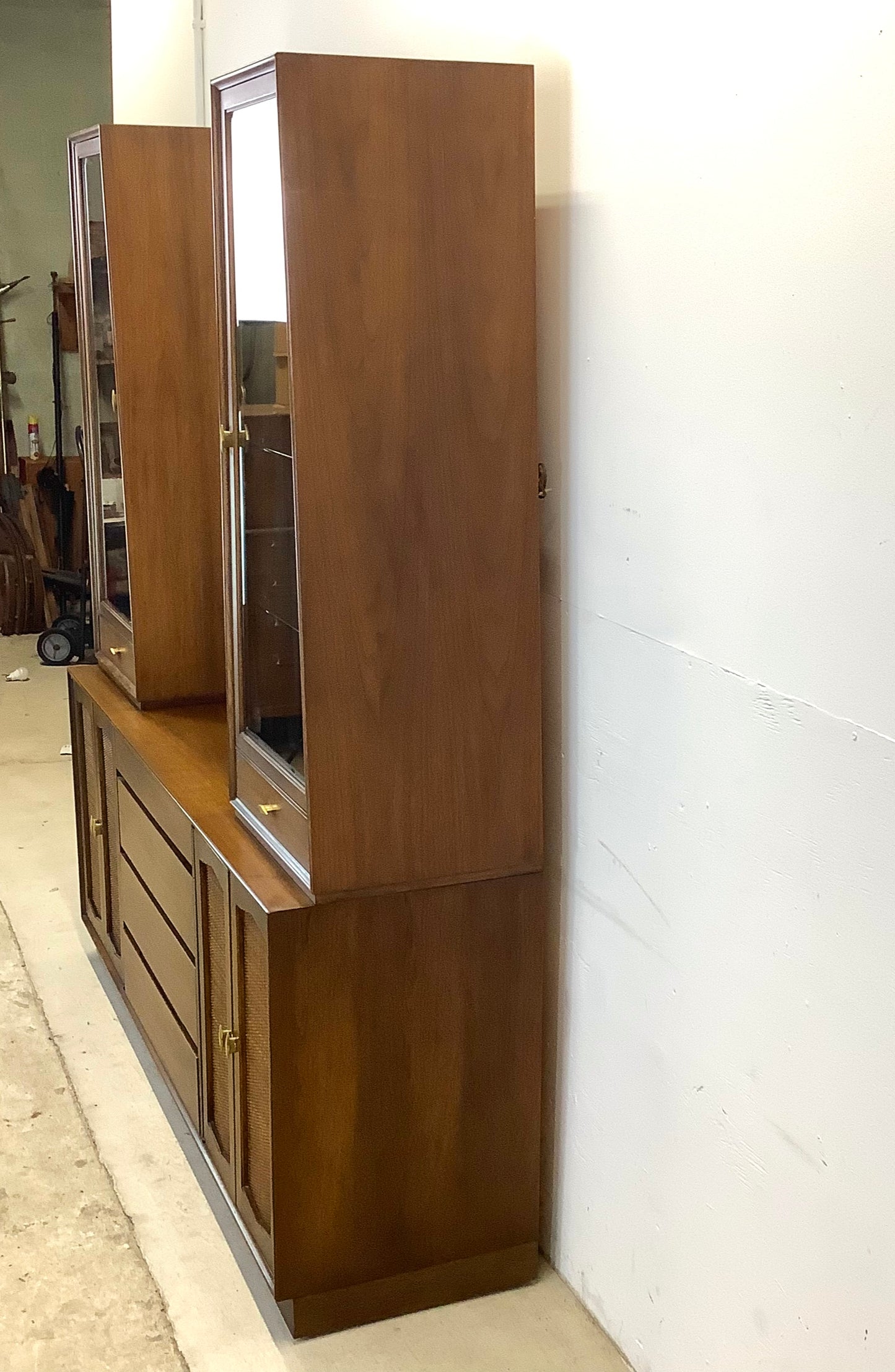 Mid-Century Sideboard With Display Toppers by R-Way