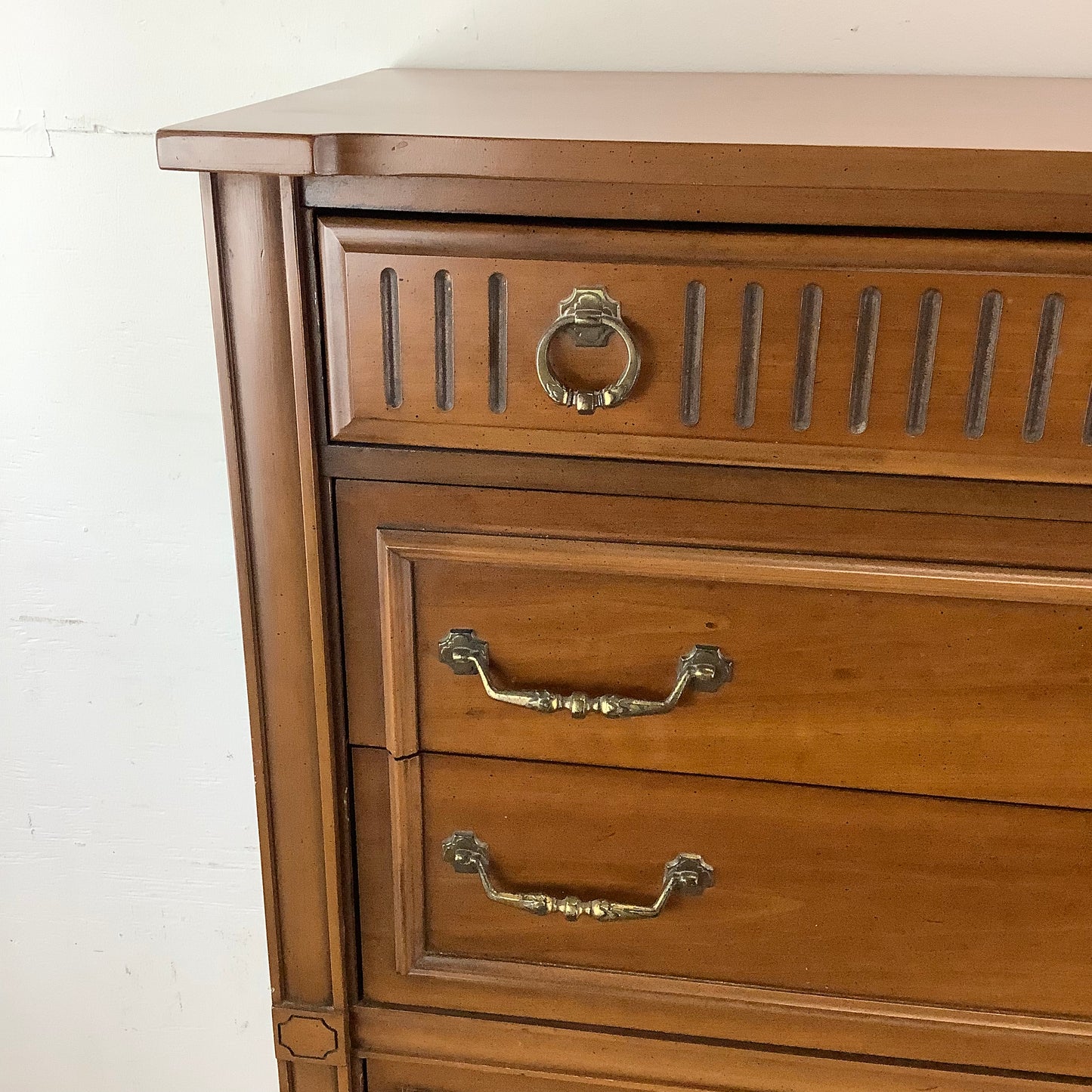 Neoclassical Walnut Chest of Drawers