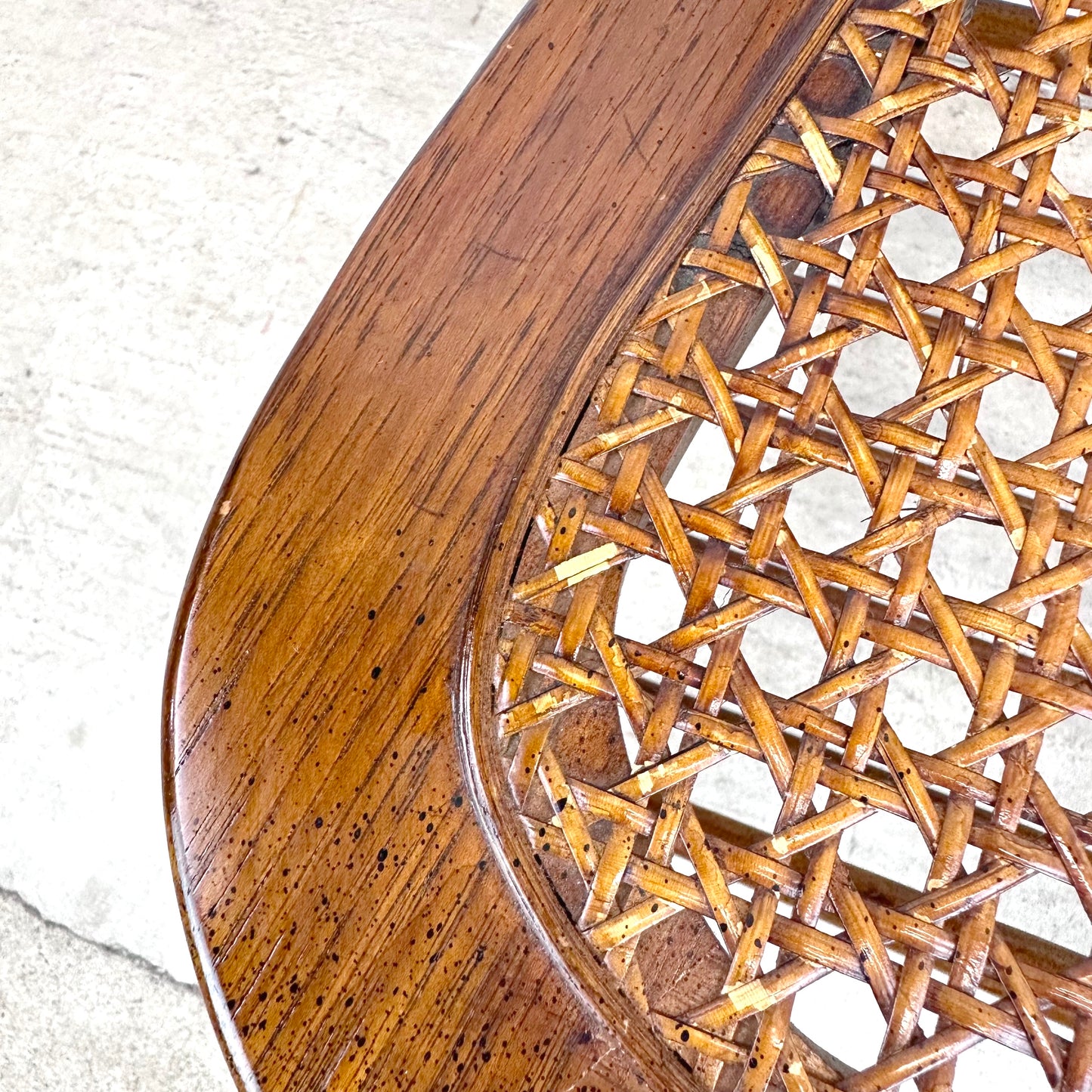 Vintage Cane Seat Dining Chair