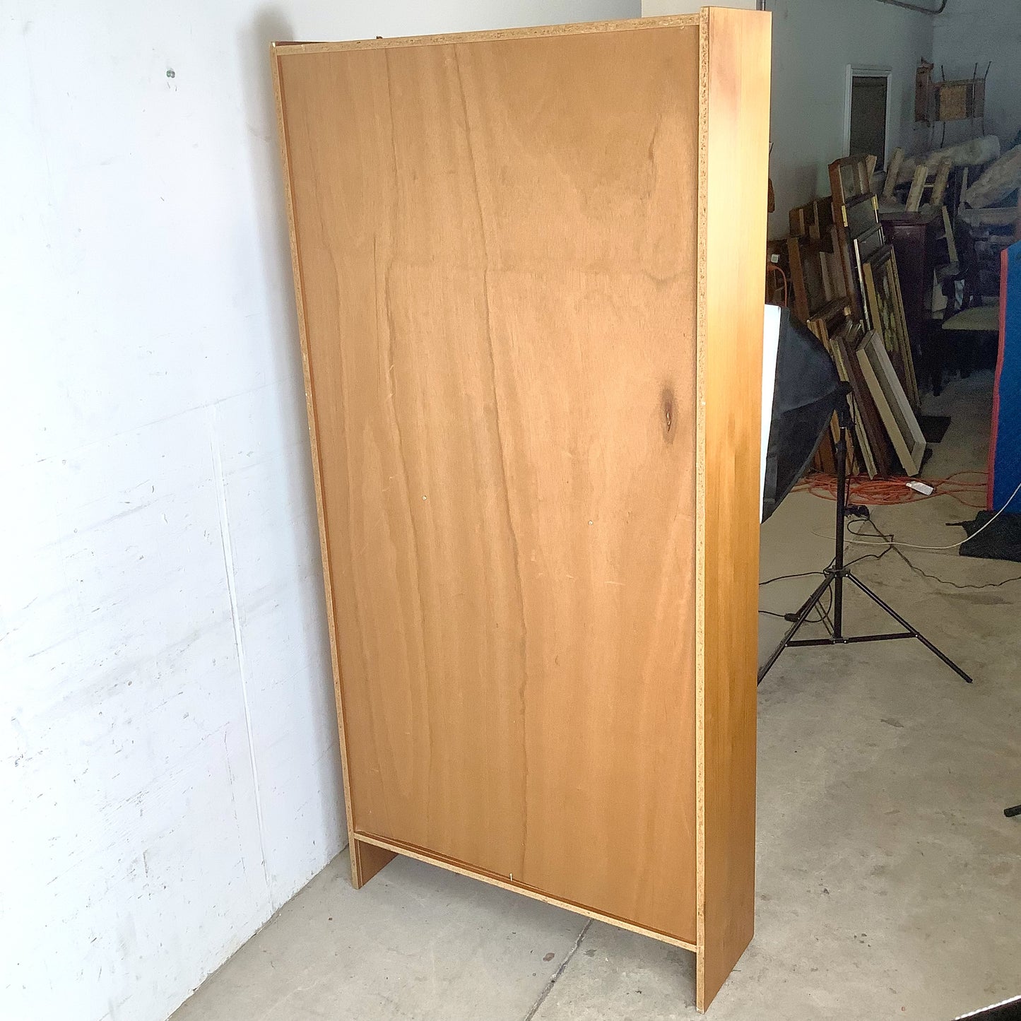 Scandinavian Modern Style Teak Bookcase | Open Display Shelving Cabinet