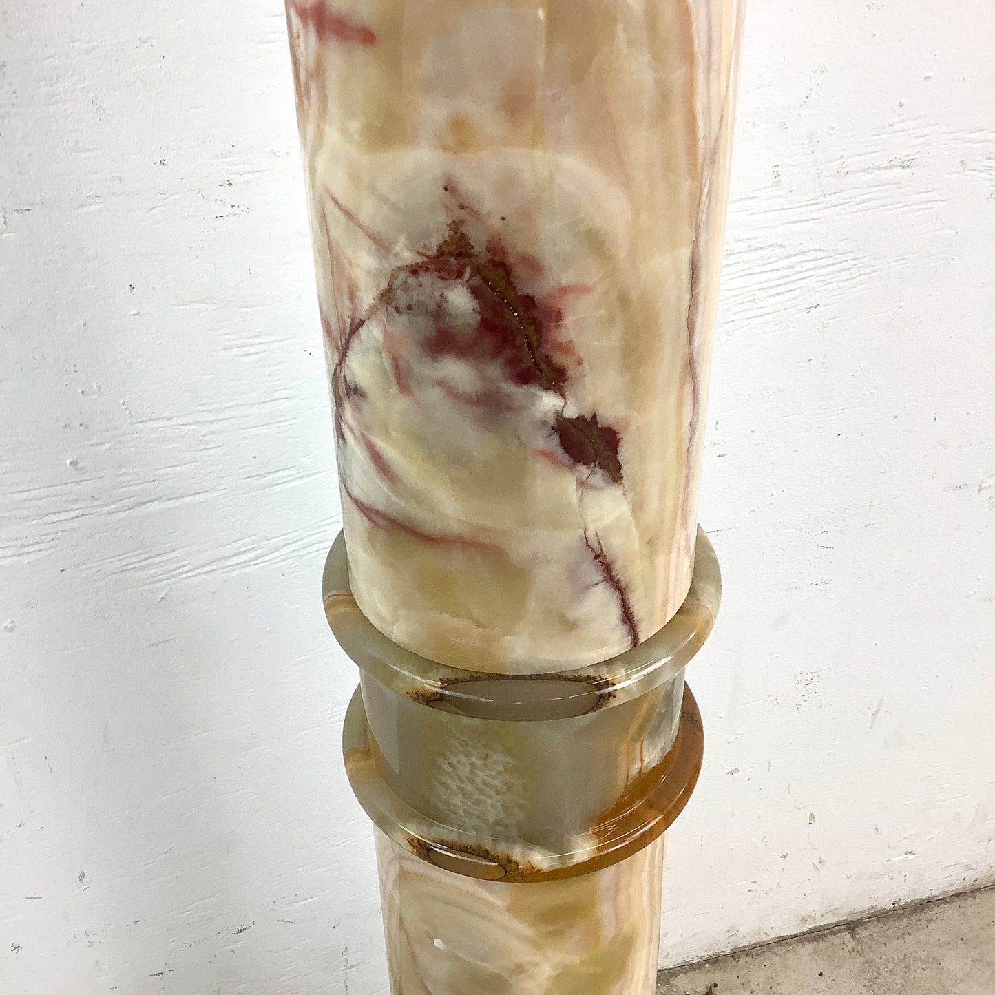 Vintage Column Pedestal with Vase