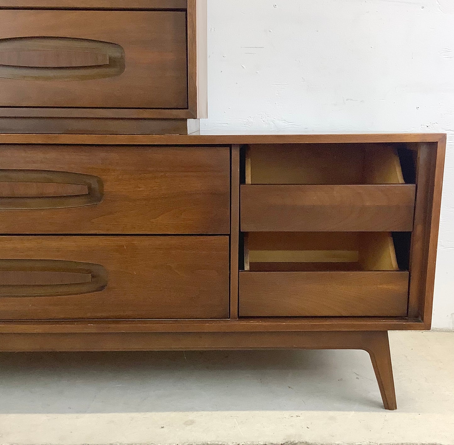 Mid-Century Two Piece Chest of Drawers