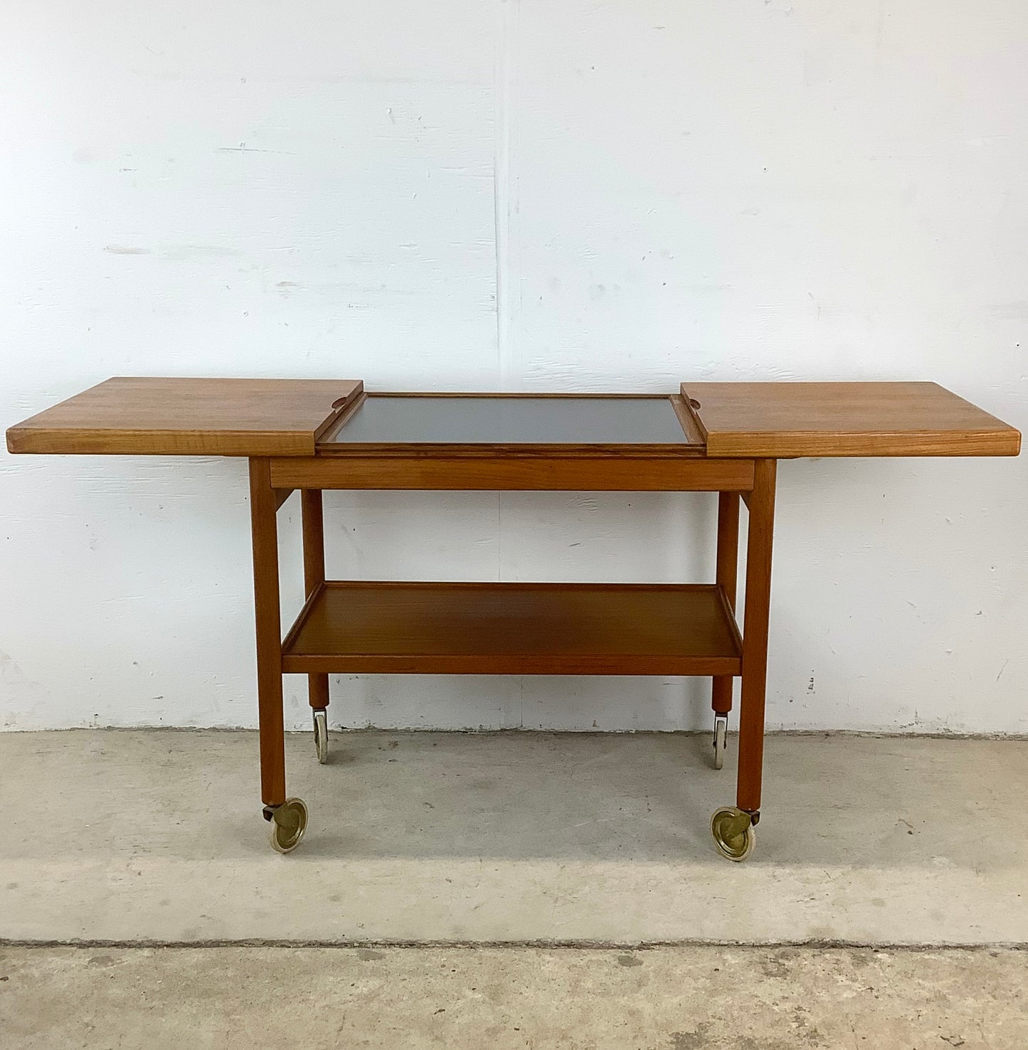 Mid-Century Teak Bar Cart by Kurt Østervig