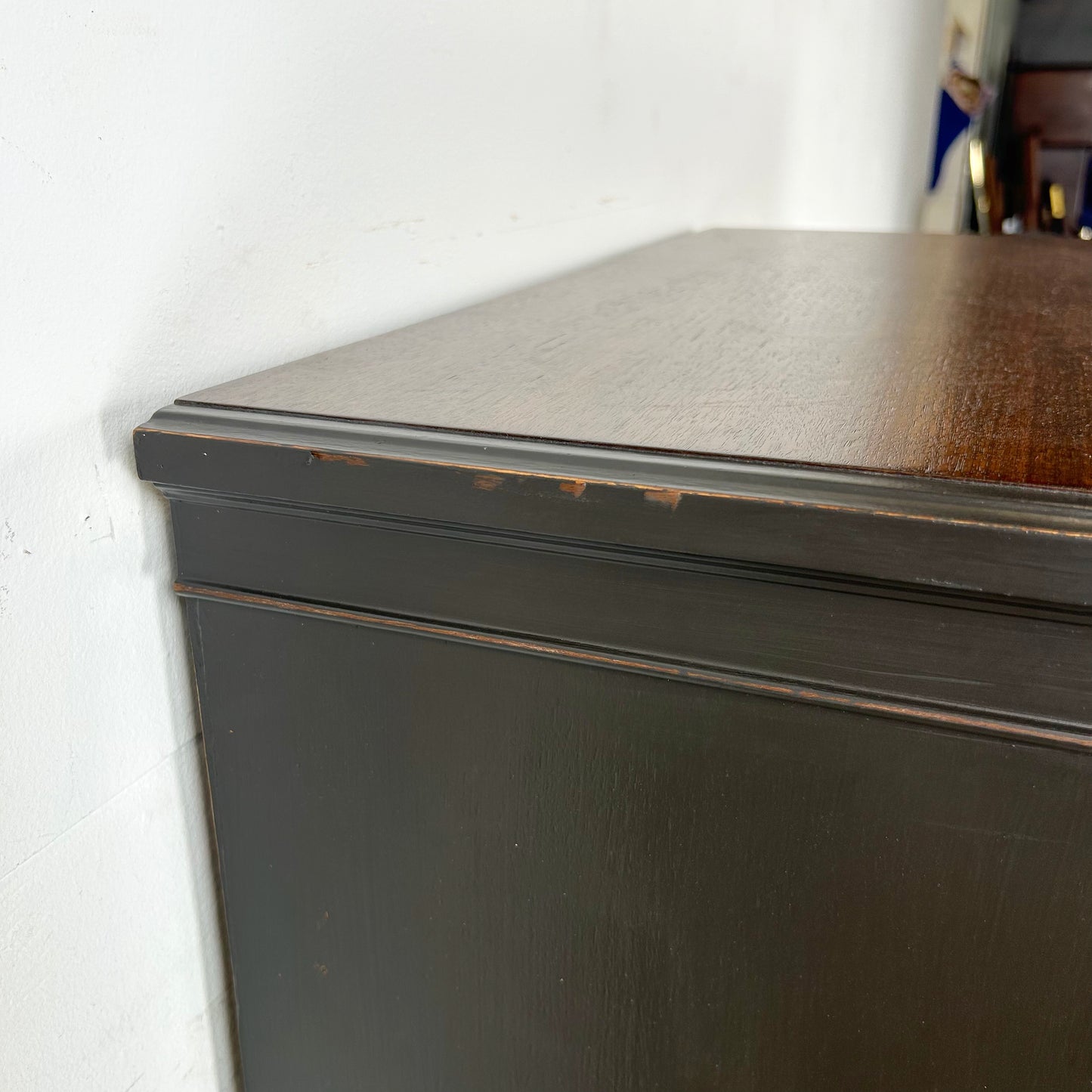 Tall Traditional Modern Bar Cabinet With Dropfront