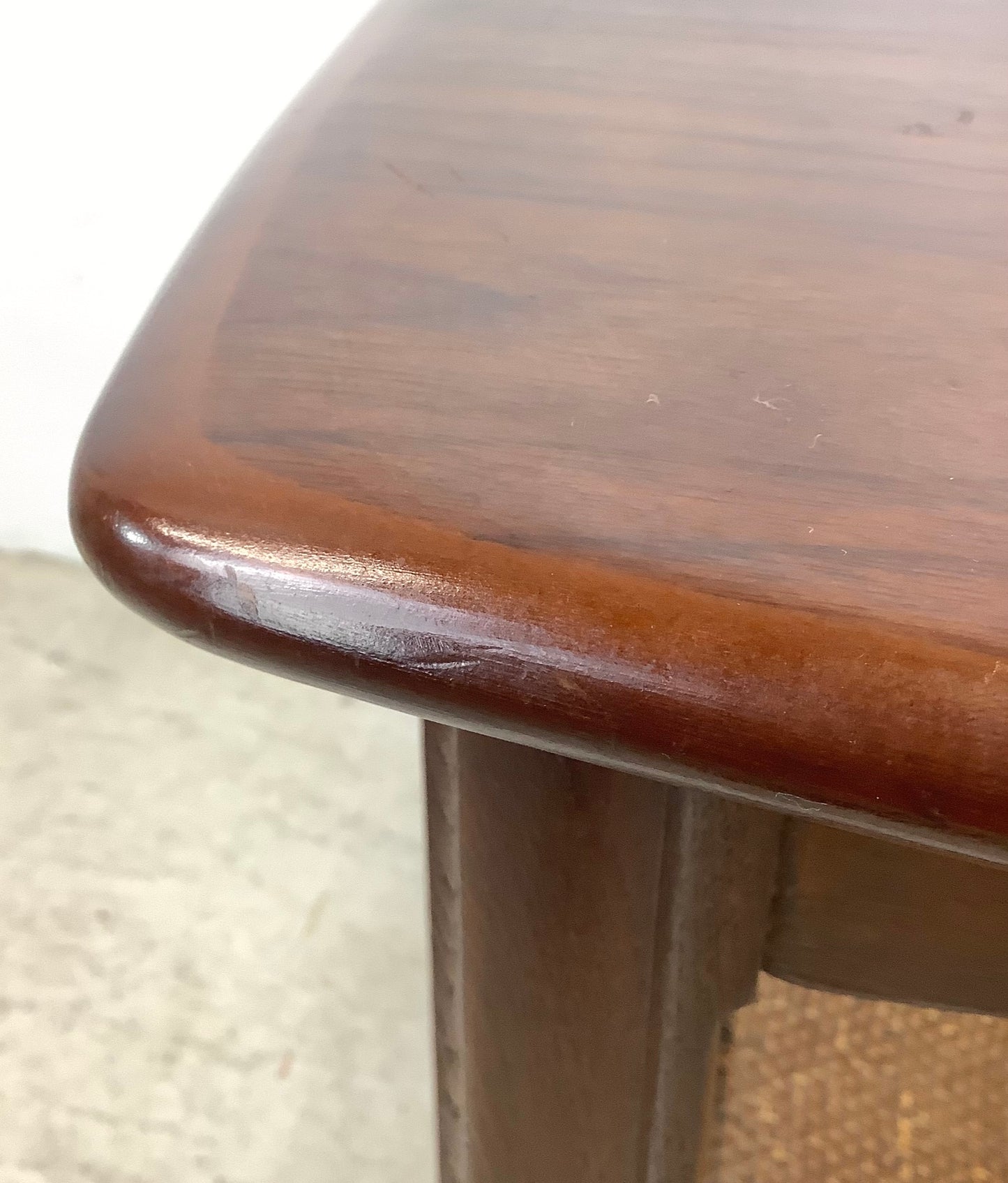 Mid-Century Side Table With Shelf