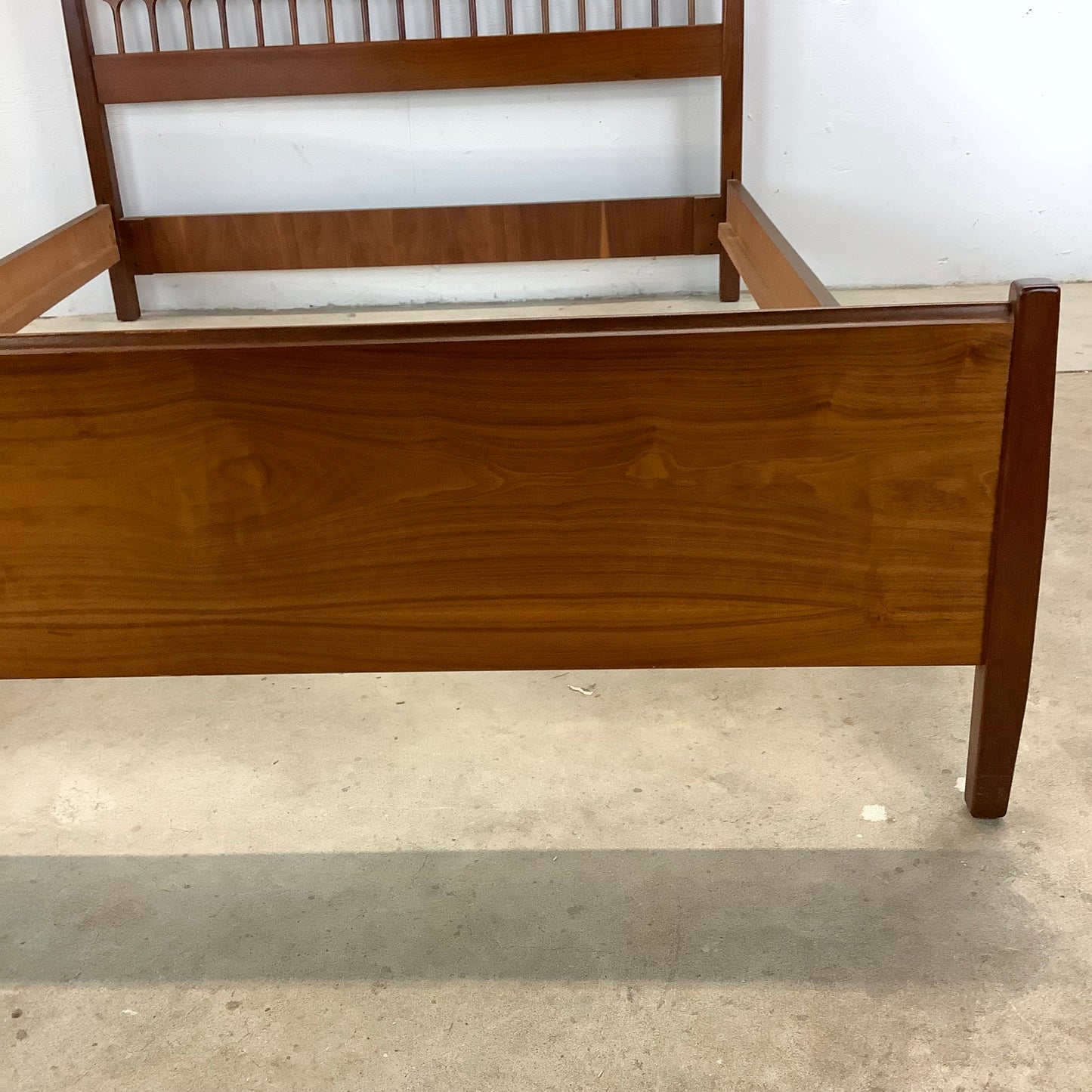 Mid-Century Full Size Bed Frame by Kipp Stewart for Drexel