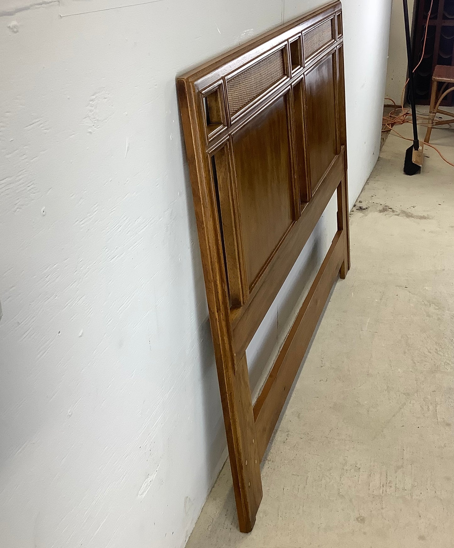 Tall Vintage Modern Headboard by Drexel- Full/Queen