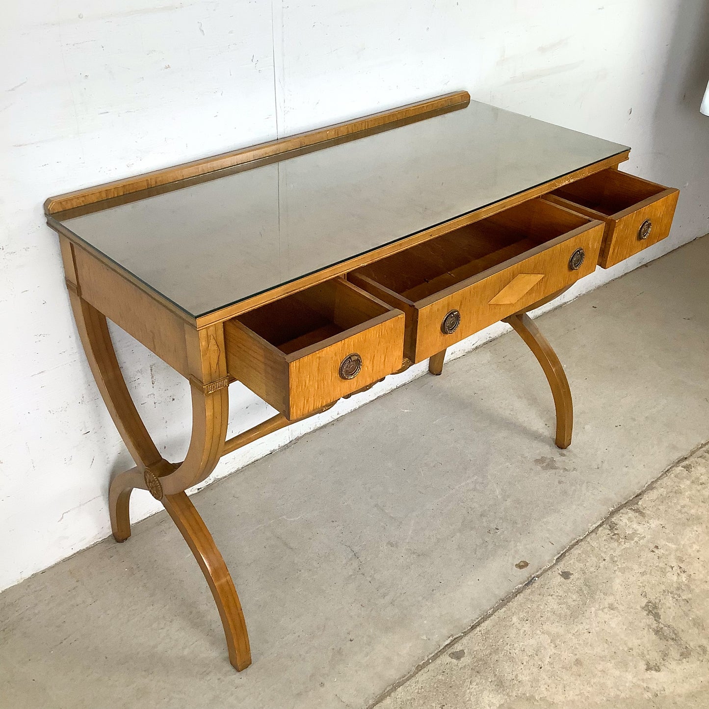 Vintage Regency Style Console Table or Writing Desk