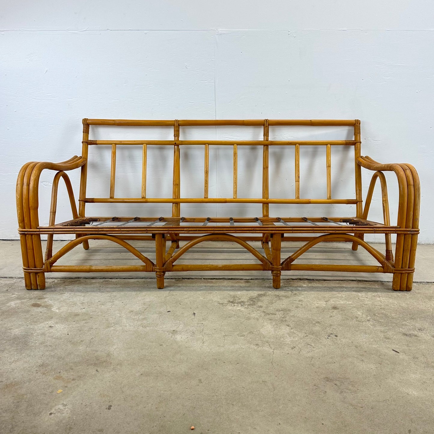 Vintage Bamboo Sofa Frame