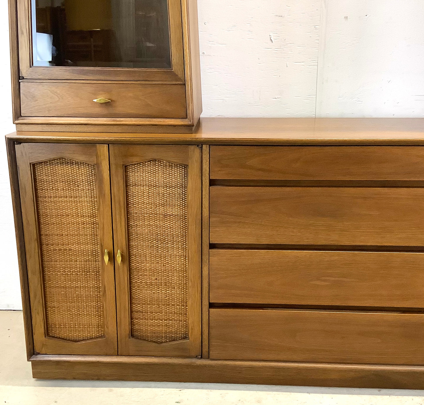 Mid-Century Sideboard With Display Toppers by R-Way