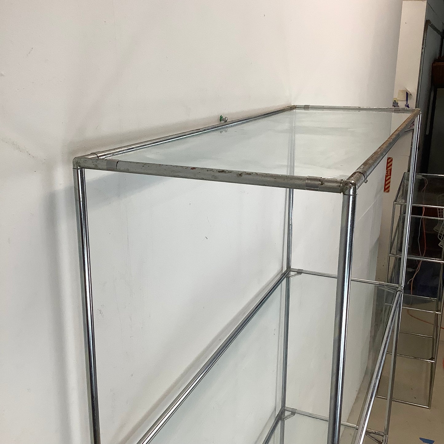 Tall Vintage Modern Etagere