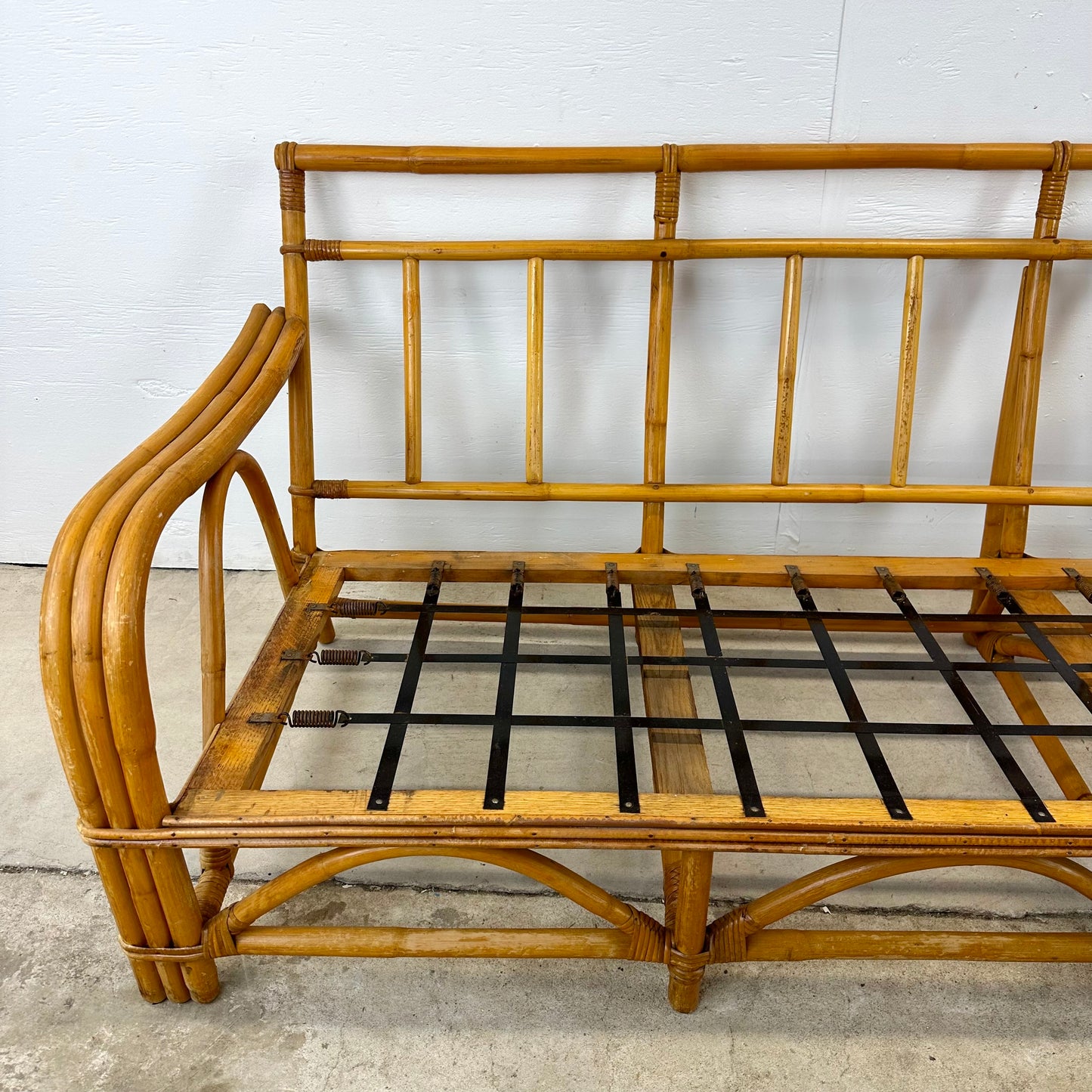 Vintage Bamboo Sofa Frame
