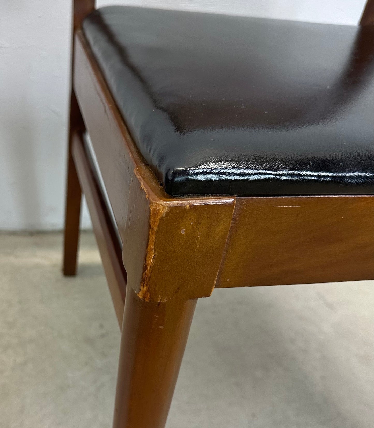Mid-Century Cane Back Dining Chairs after Jens Risom