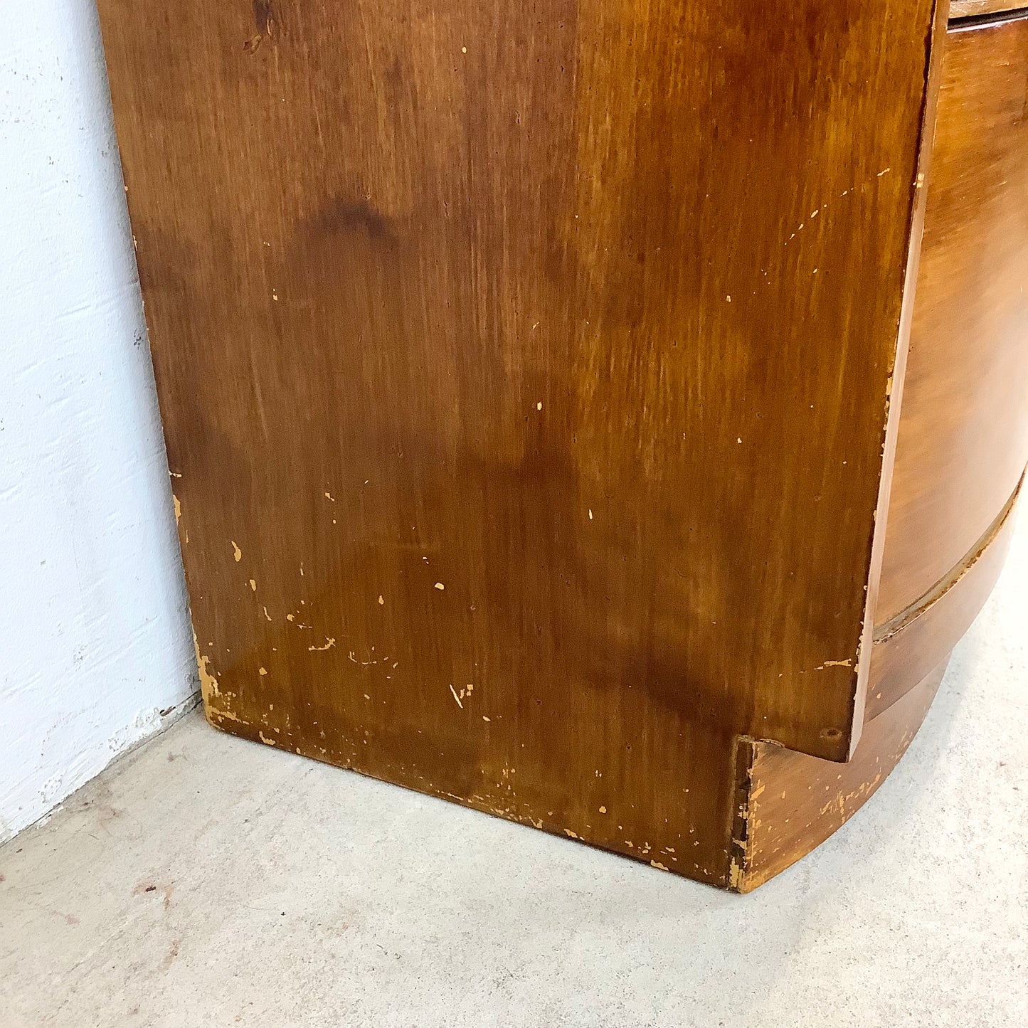 Vintage Two Drawer Deco Nightstandd