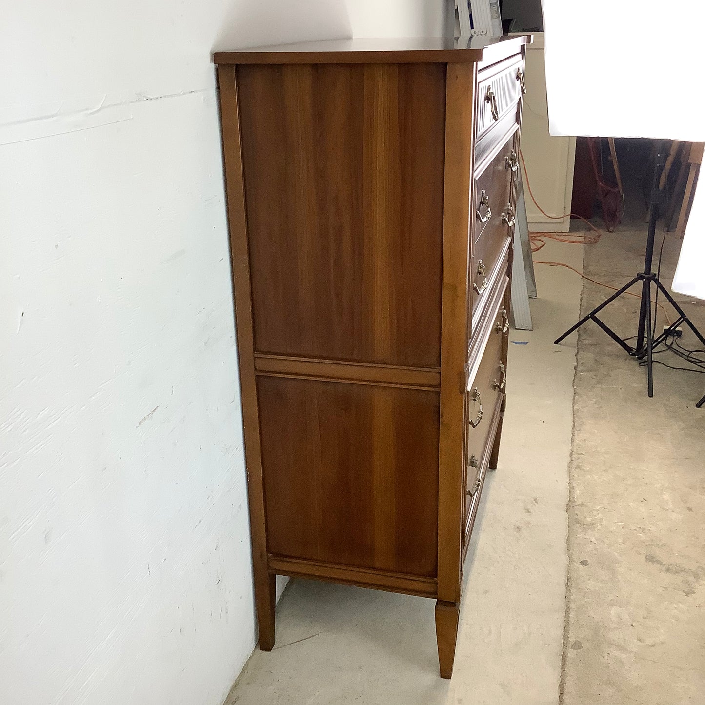 Neoclassical Walnut Chest of Drawers