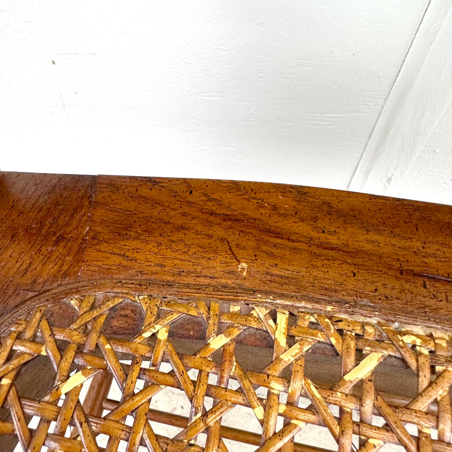 Vintage Cane Seat Dining Chair