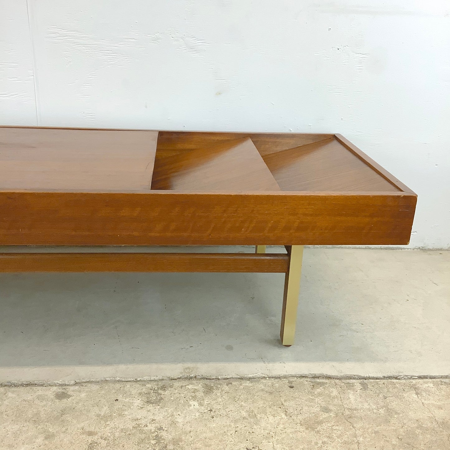 Mid-Century Coffee Table With Drawer- American of Martinsville by Merton Gershun