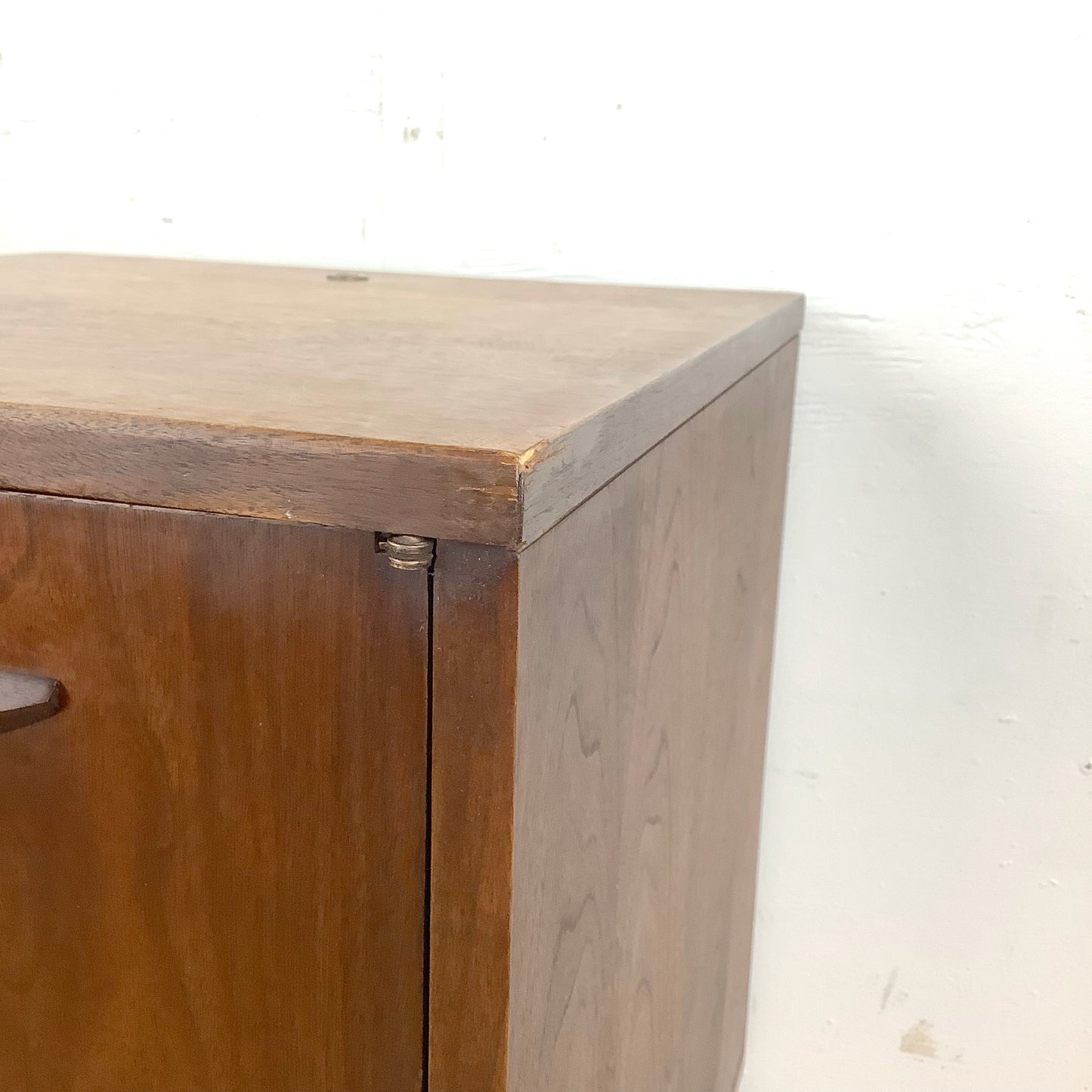 Mid-Century Teak Record Cabinet or Bedside Table