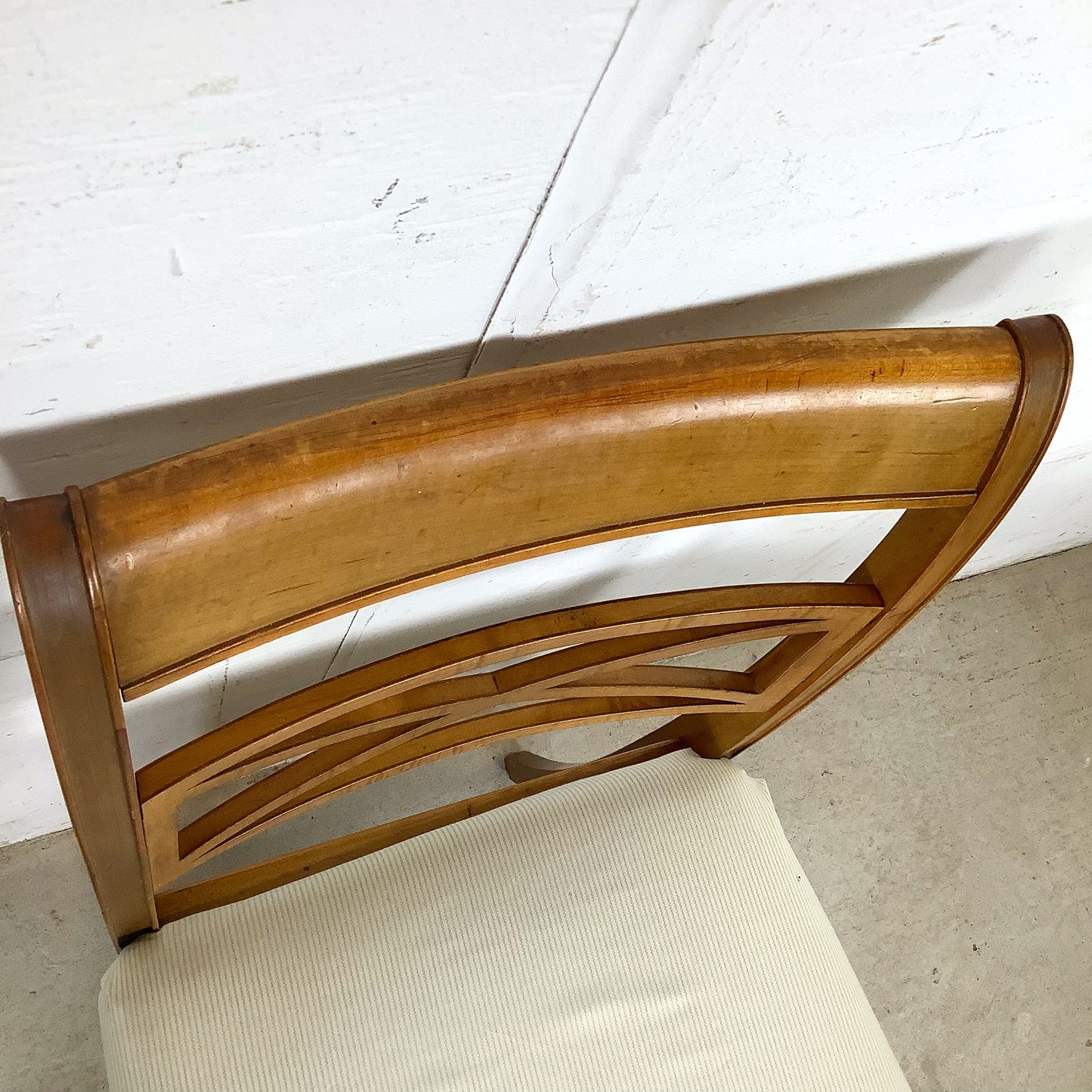 Vintage Neoclassical Style X-Back Side Chair