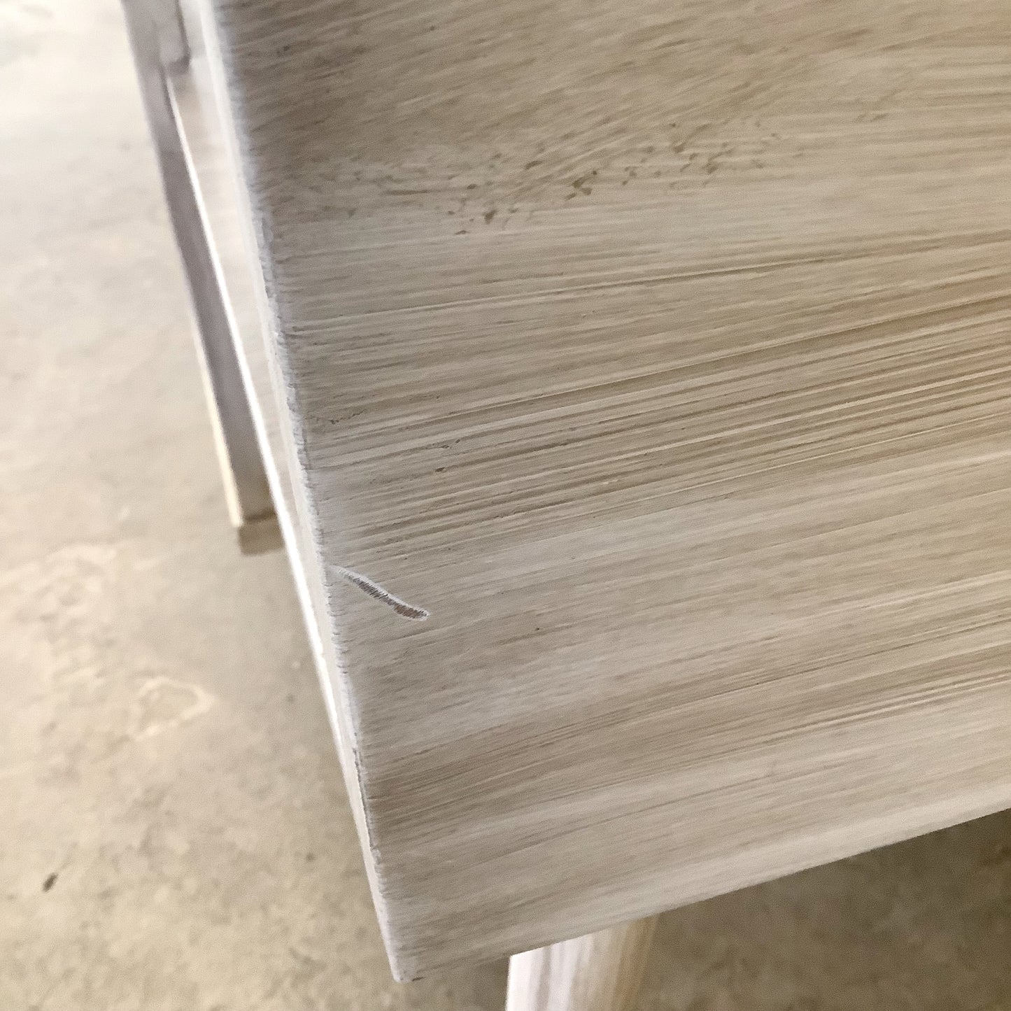 Pair of Vintage Three-Tier Step End Tables | Cerused Finish