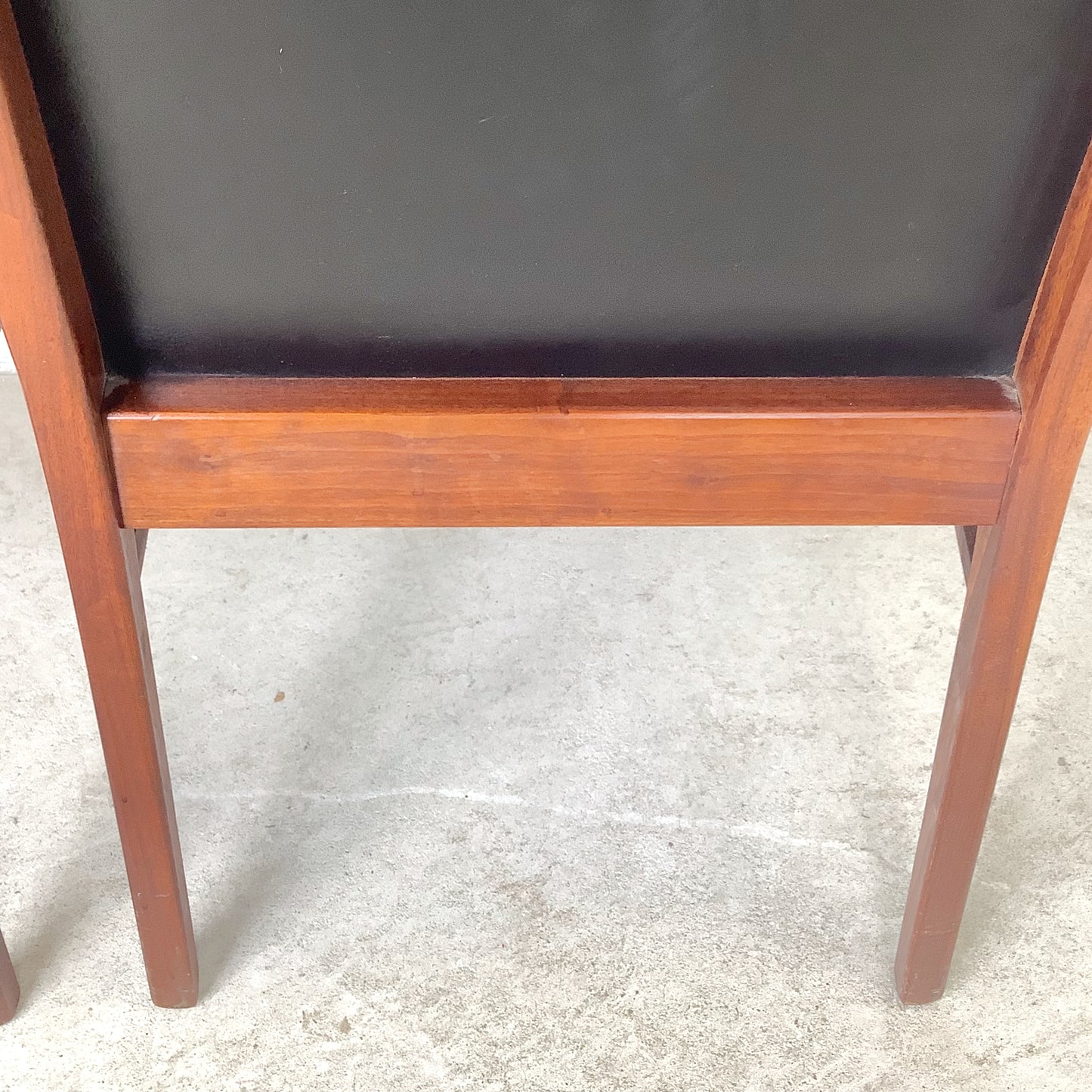Set of Three Dillingham Furniture Walnut High-Back Dining Chairs