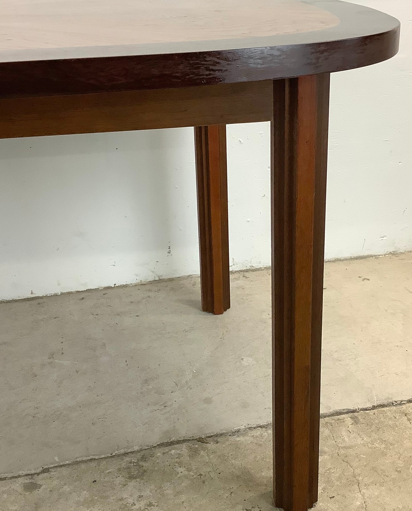 Vintage “tower suite” Oval Dining Table With Two Leaves by Lane
