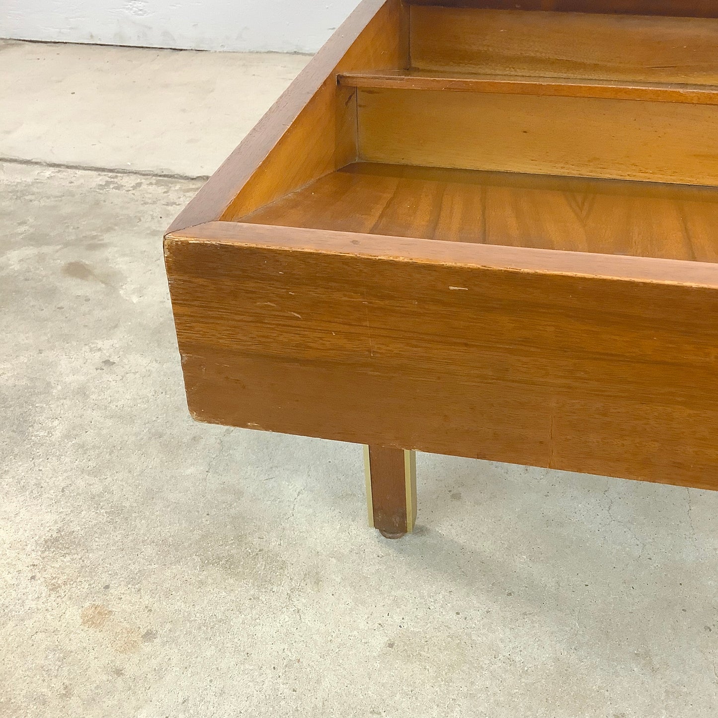 Mid-Century Coffee Table With Drawer- American of Martinsville by Merton Gershun