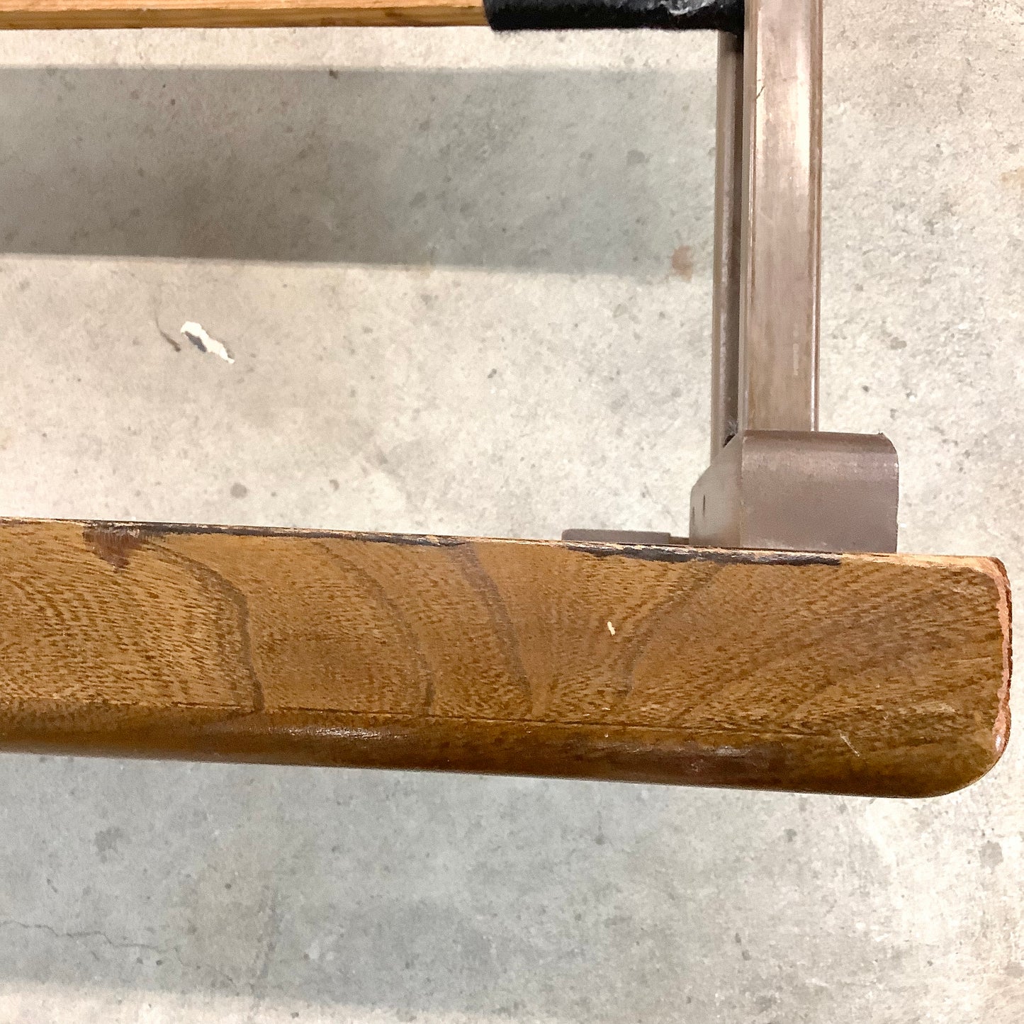 Mid-Century Walnut Diamond Front Bed Frame- Full