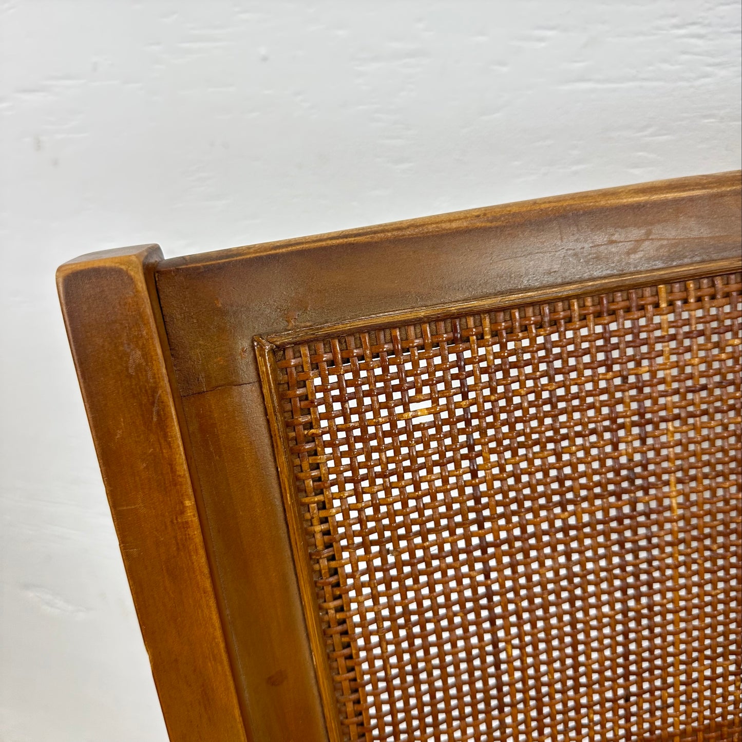 Mid-Century Cane Back Dining Chairs after Jens Risom