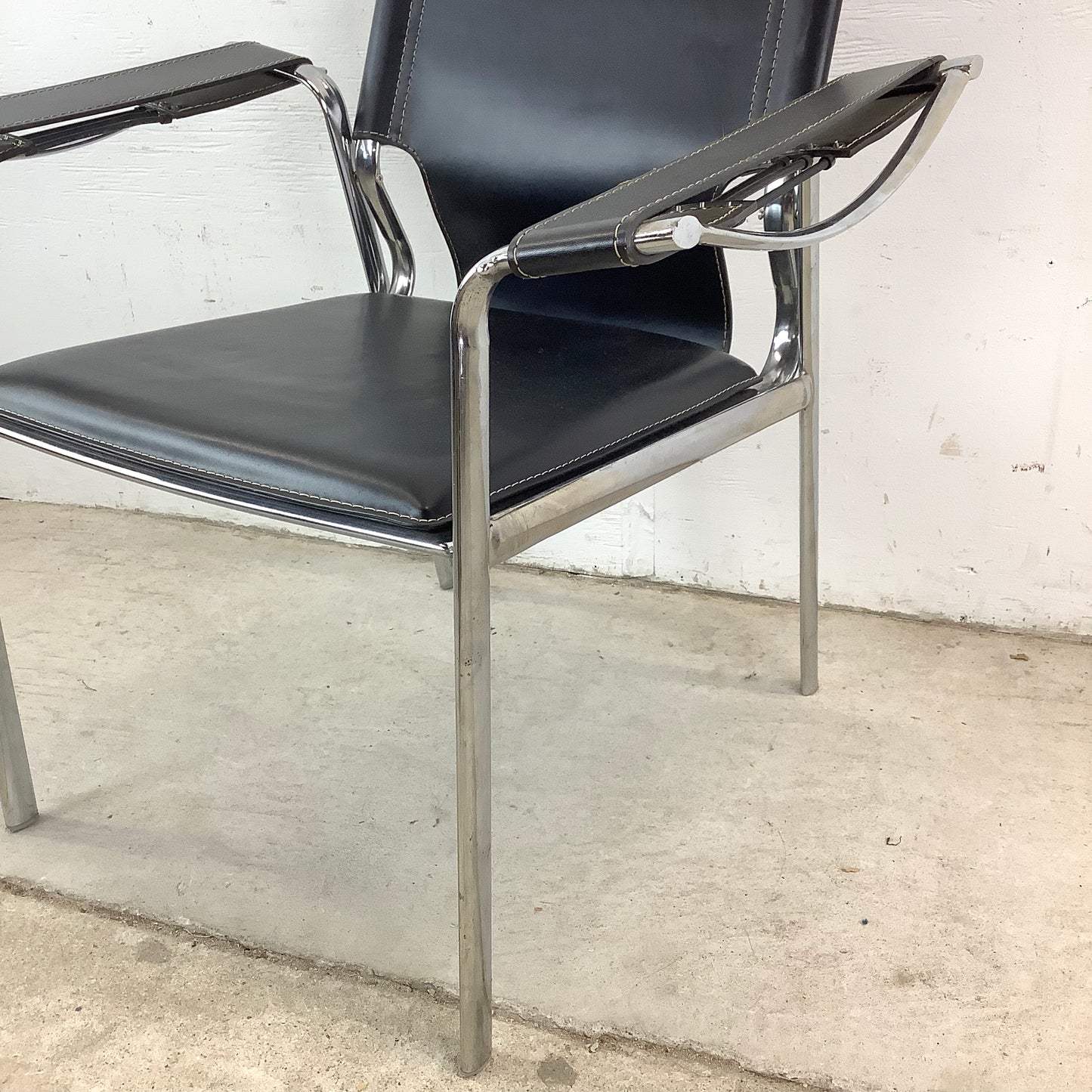 Vintage Modern Mart Stam Style Armchair