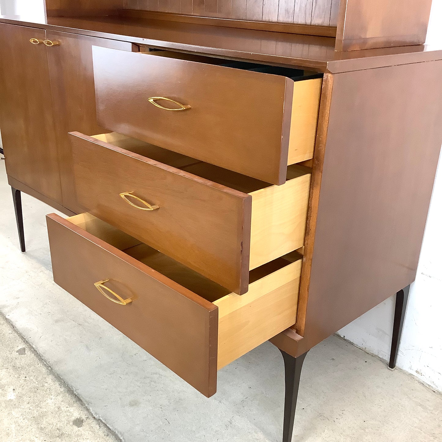 Heywood Wakefield "Contessa" Credenza With Topper by Carl Otto